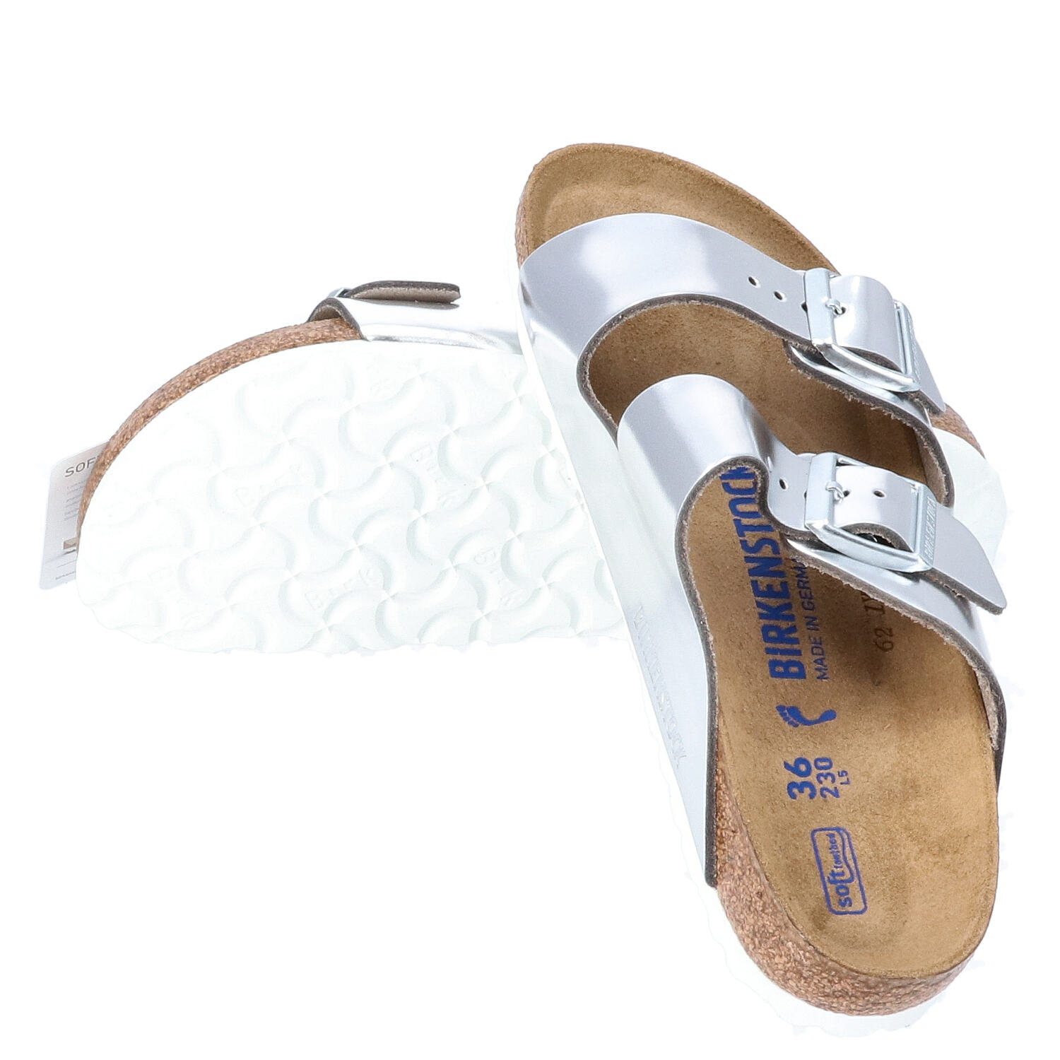 Birkenstock Sandalen Größe 36 Arizona BS silver   Abbildung 1