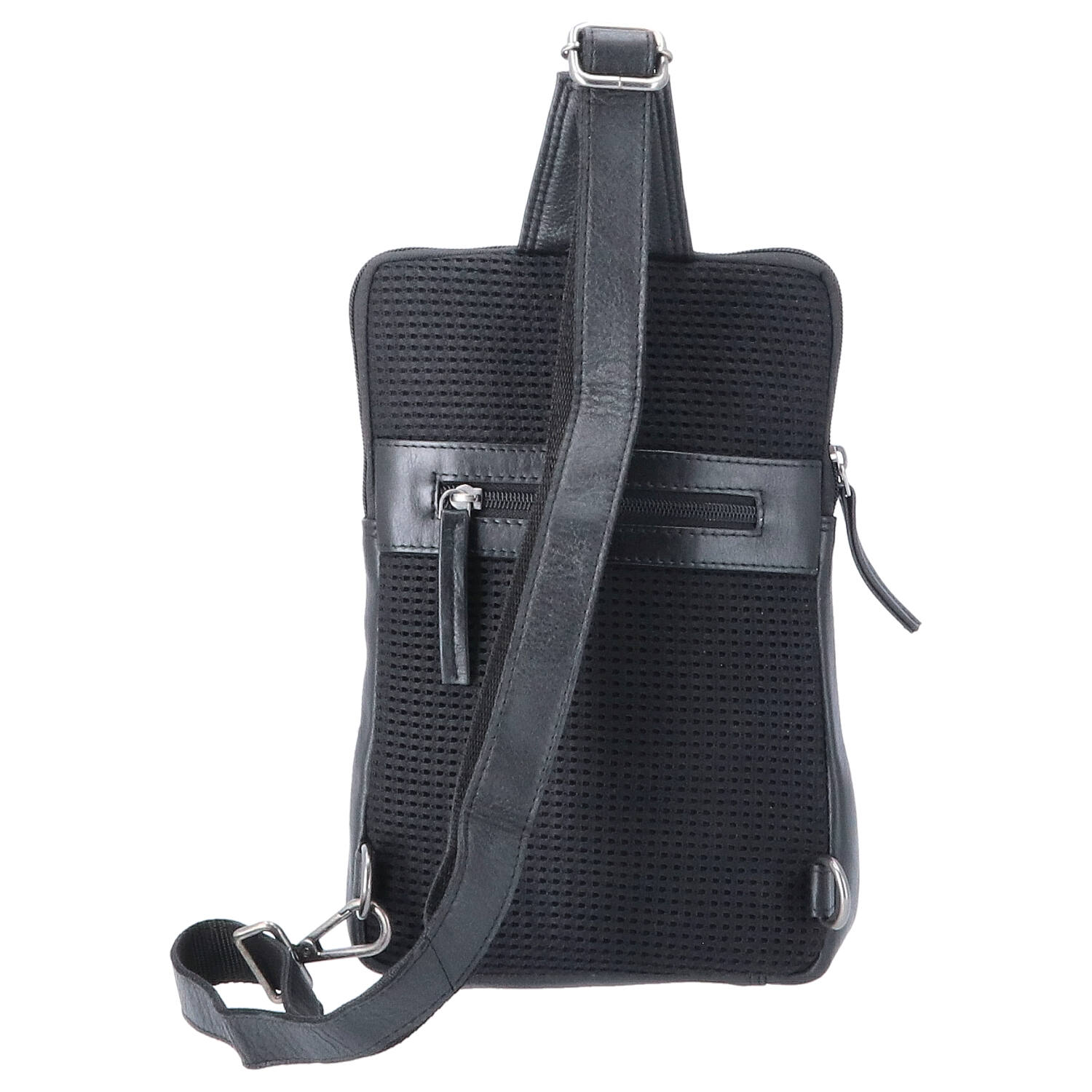 The Skandinavian Brand Leder Umhängetasche - Black Abbildung 3