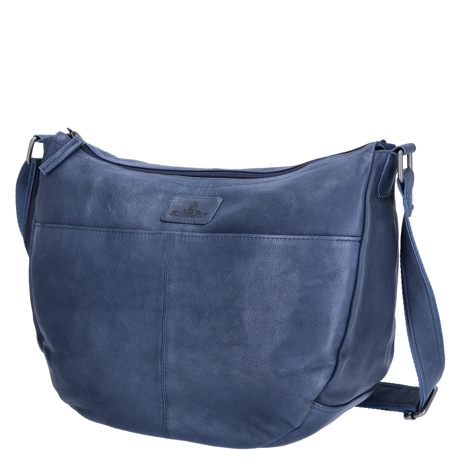 The Skandinavian Brand Leder Umhängetasche  Blue