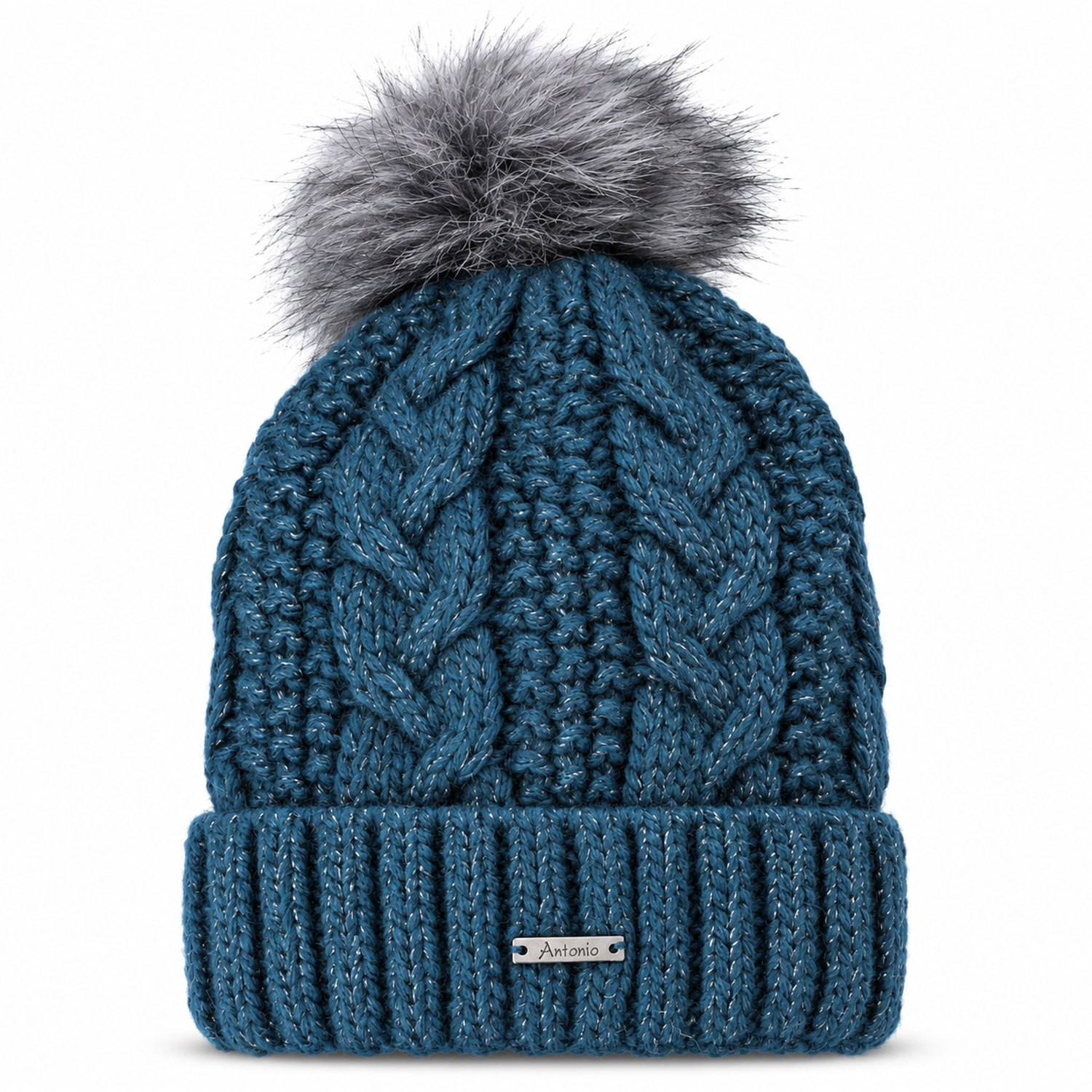 Antonio Winter Lady Fashion Beanie - blau Abbildung 1
