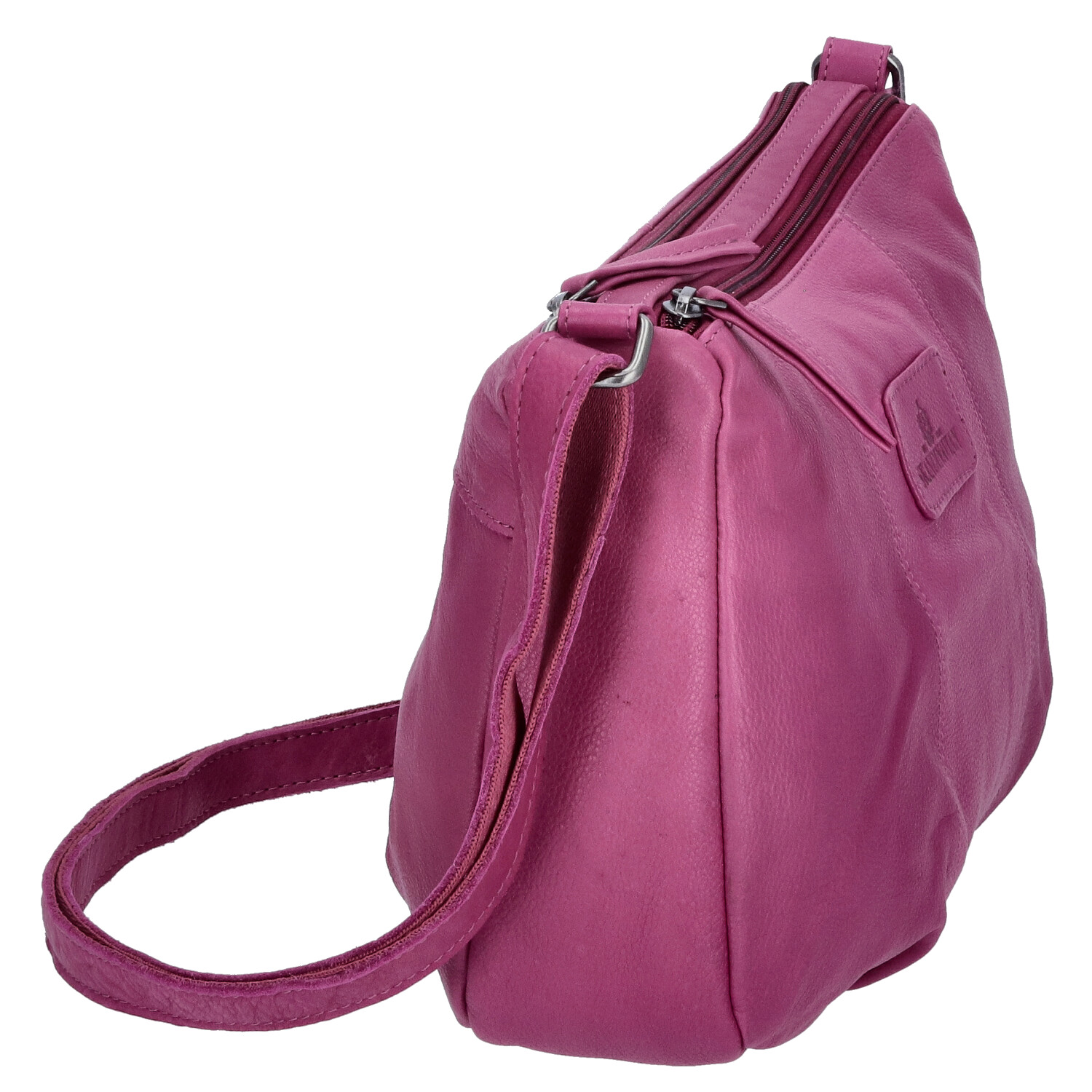 The Skandinavian Brand Leder Umhängetasche  Purple