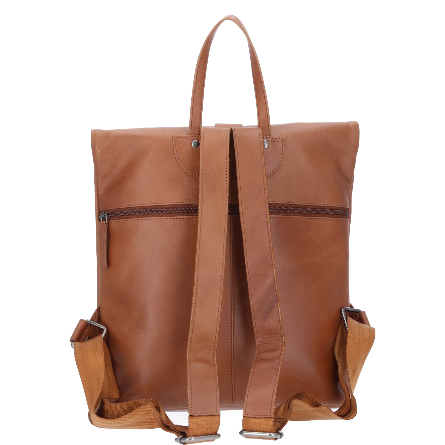 The Skandinavian Brand Leder Rucksack Cognac - Cognac Abbildung 5