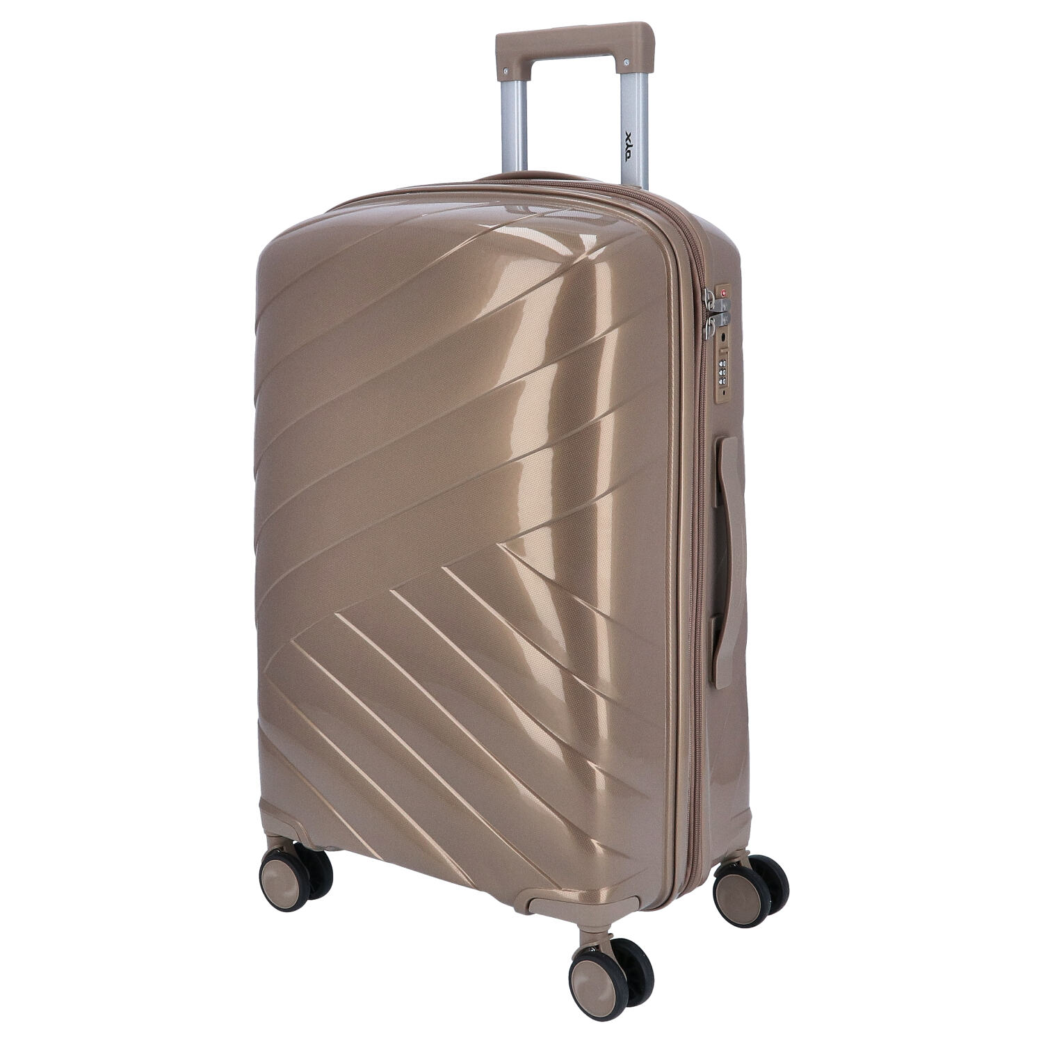 DYX 4 Rollen Trolley 3er Set S/M/L Dubai gold Abbildung 3