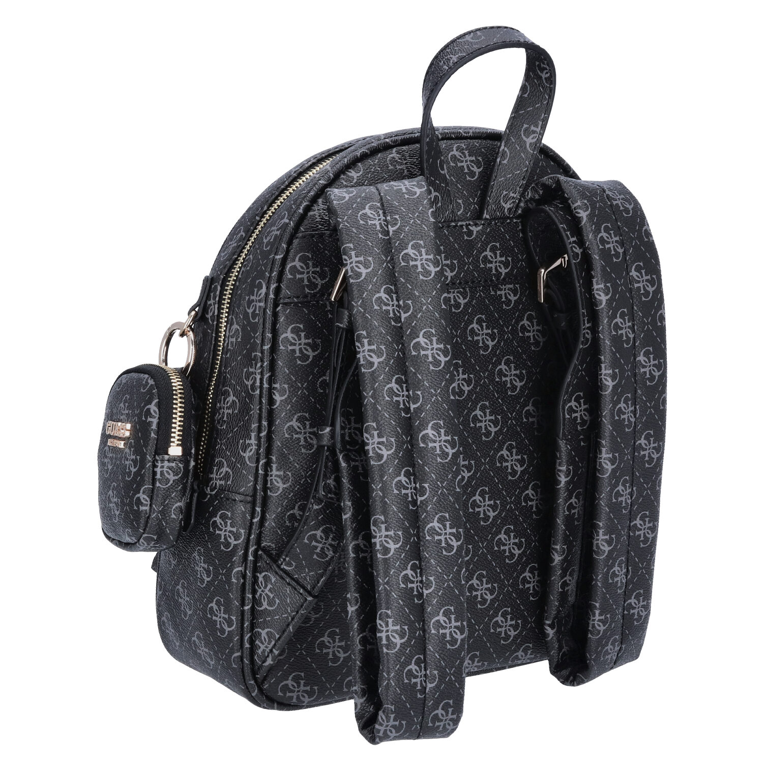 GUESS Damen Rucksack Power Play Dark Black