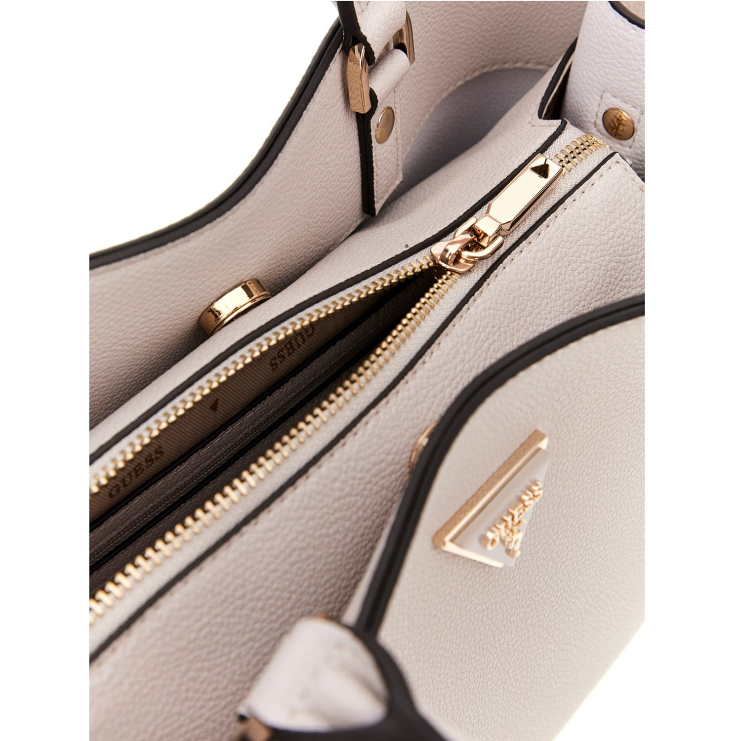 GUESS Damen Handtasche Meridian II Ivory Abbildung 3