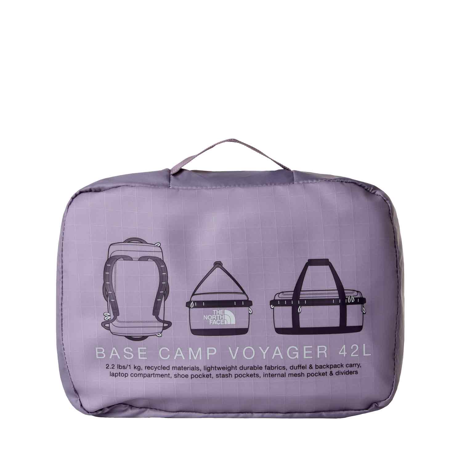 The North Face Reisetasche 42 L VOYAGER DUFFEL grey-endless Abbildung 3