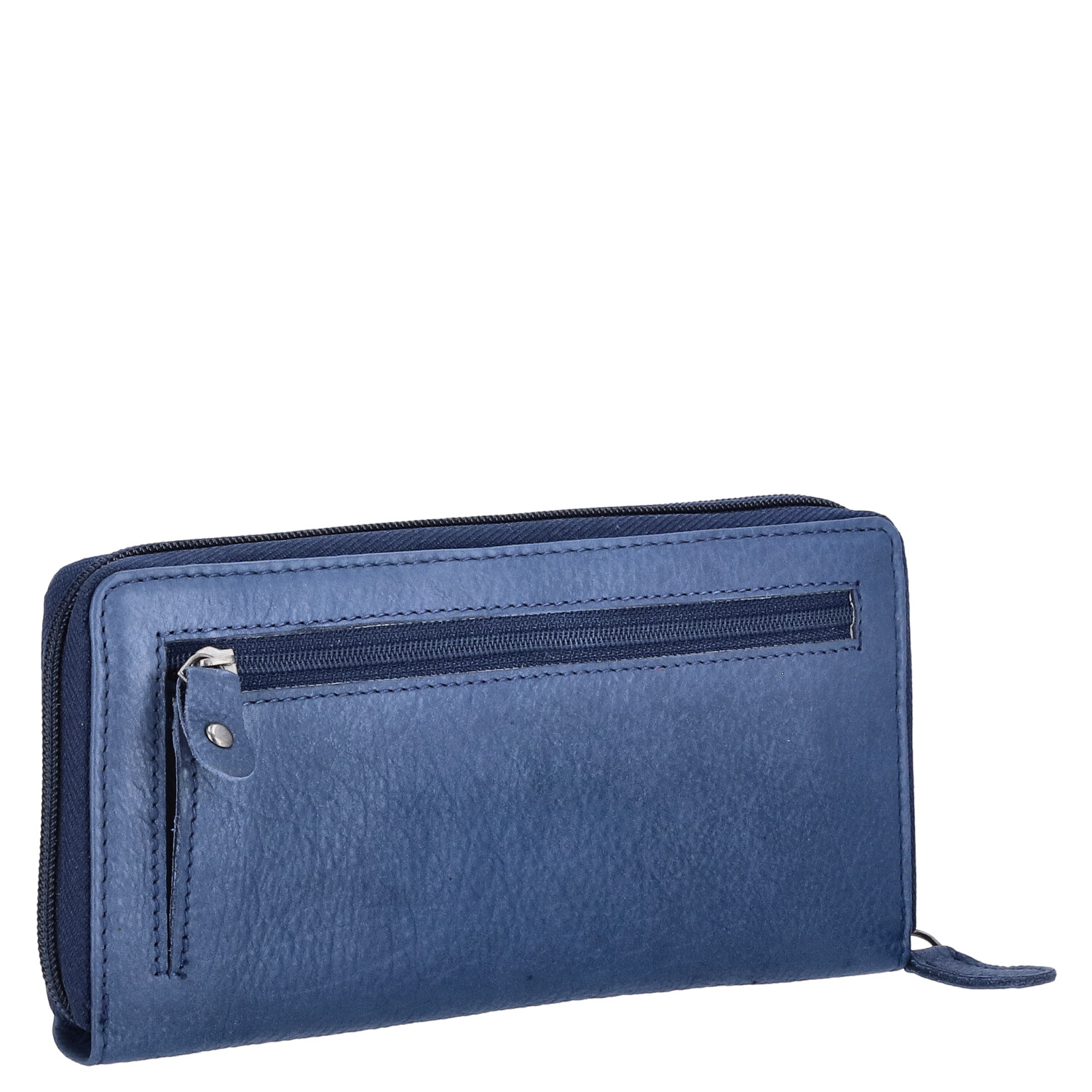 The Skandinavian Brand Damen Lederbörse Quer - blau Abbildung 2