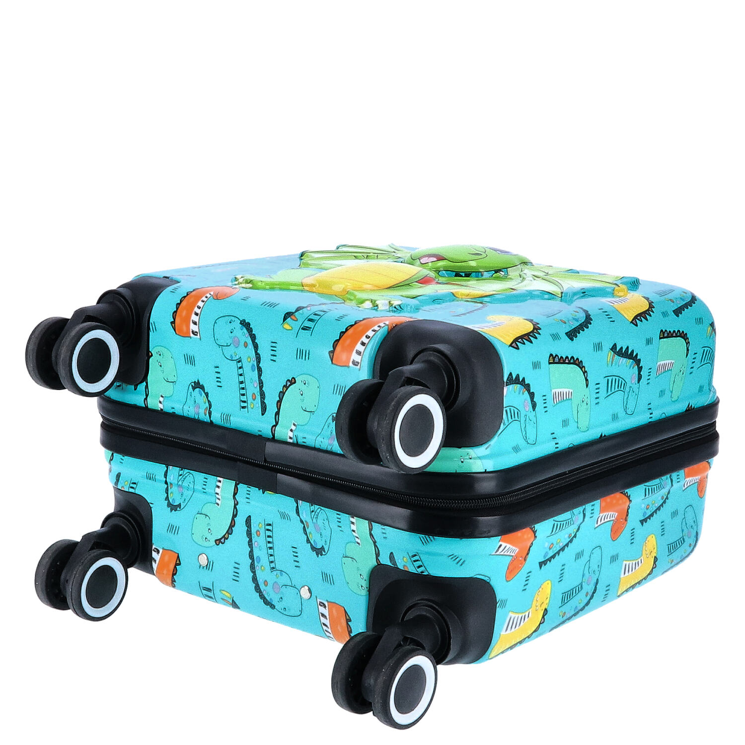 TheTrueC Kindertrolley 4 Rollen Dino - grün Abbildung 7