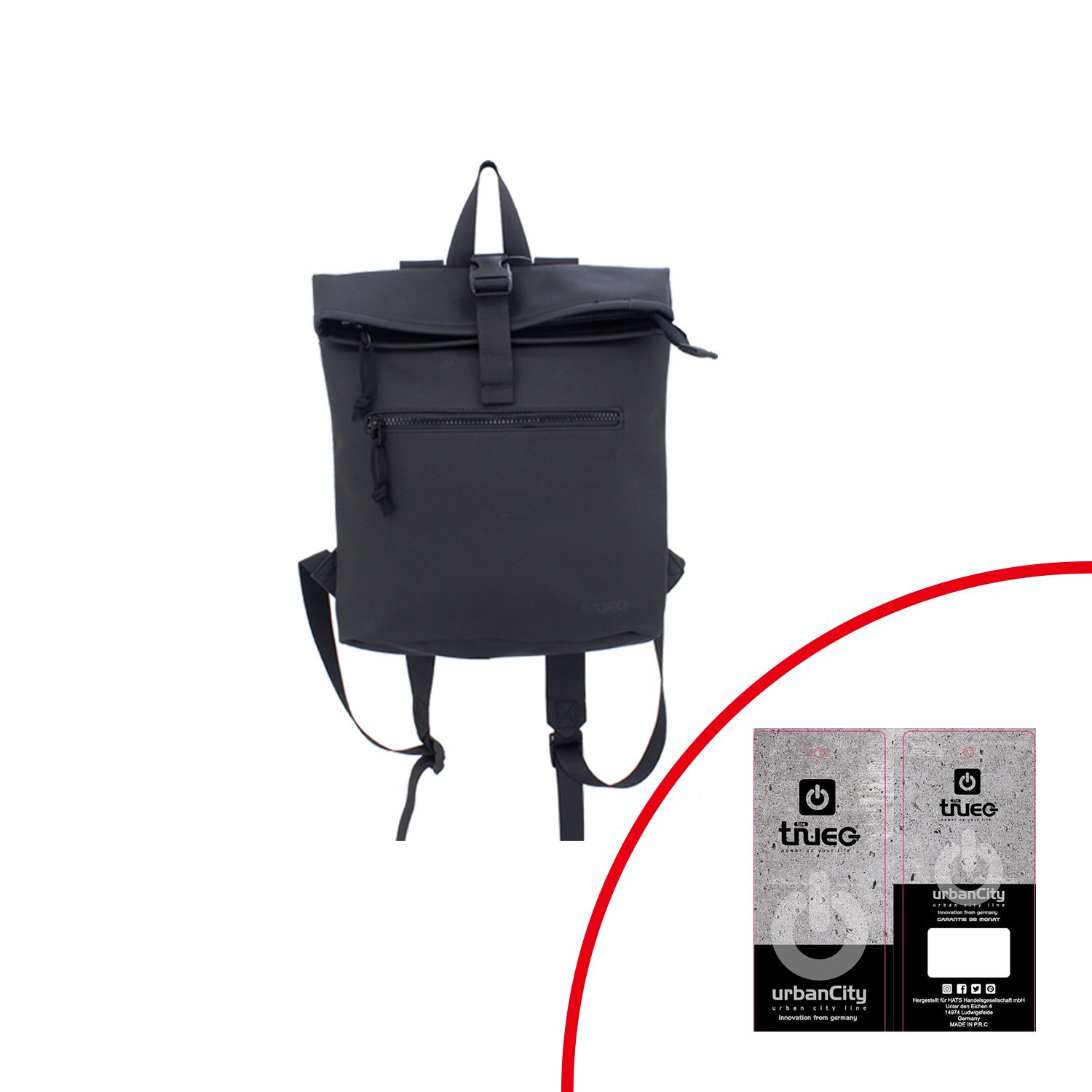 TheTrueC Freizeitrucksack Nele schwarz Abbildung 3