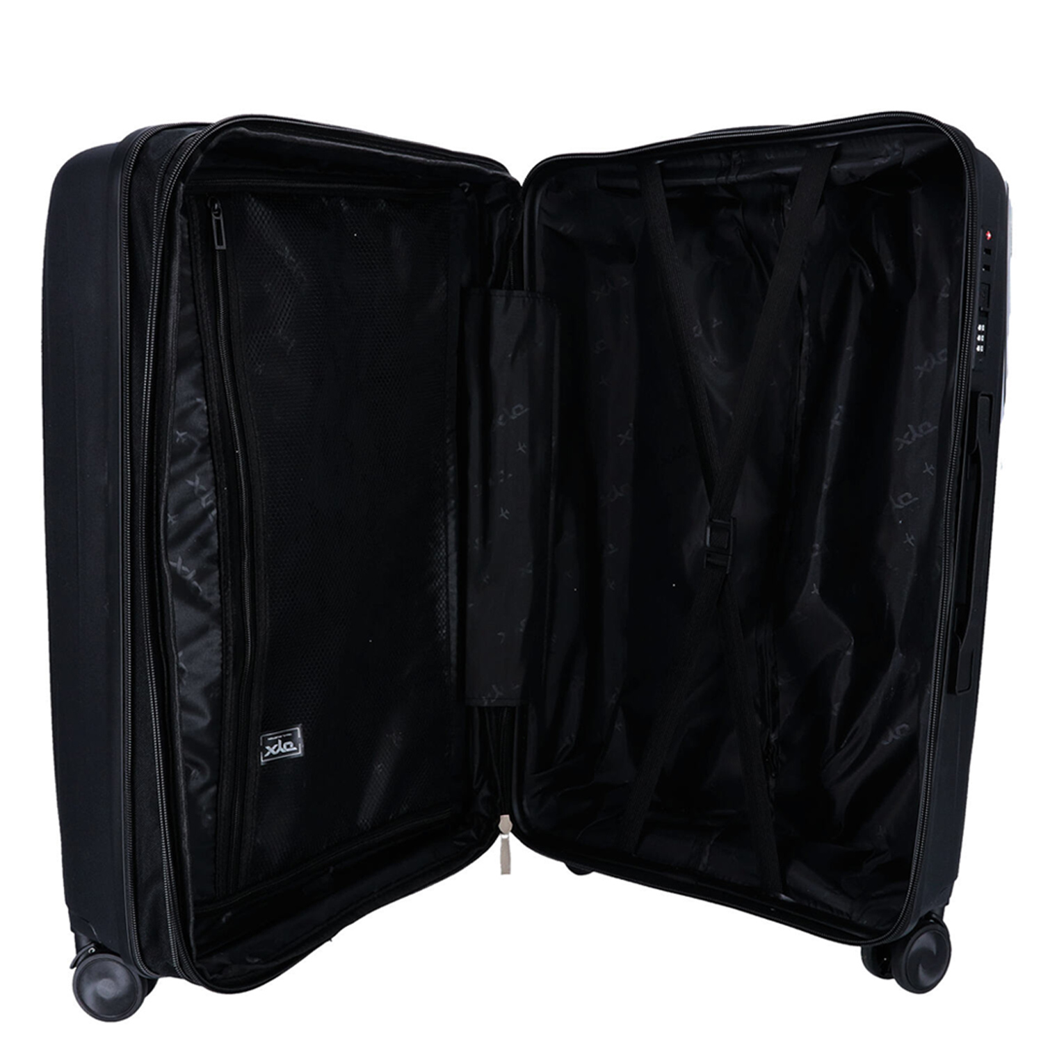 DYX 4 Rollen Trolley 3er Set S/M/L Verona schwarz Abbildung 7