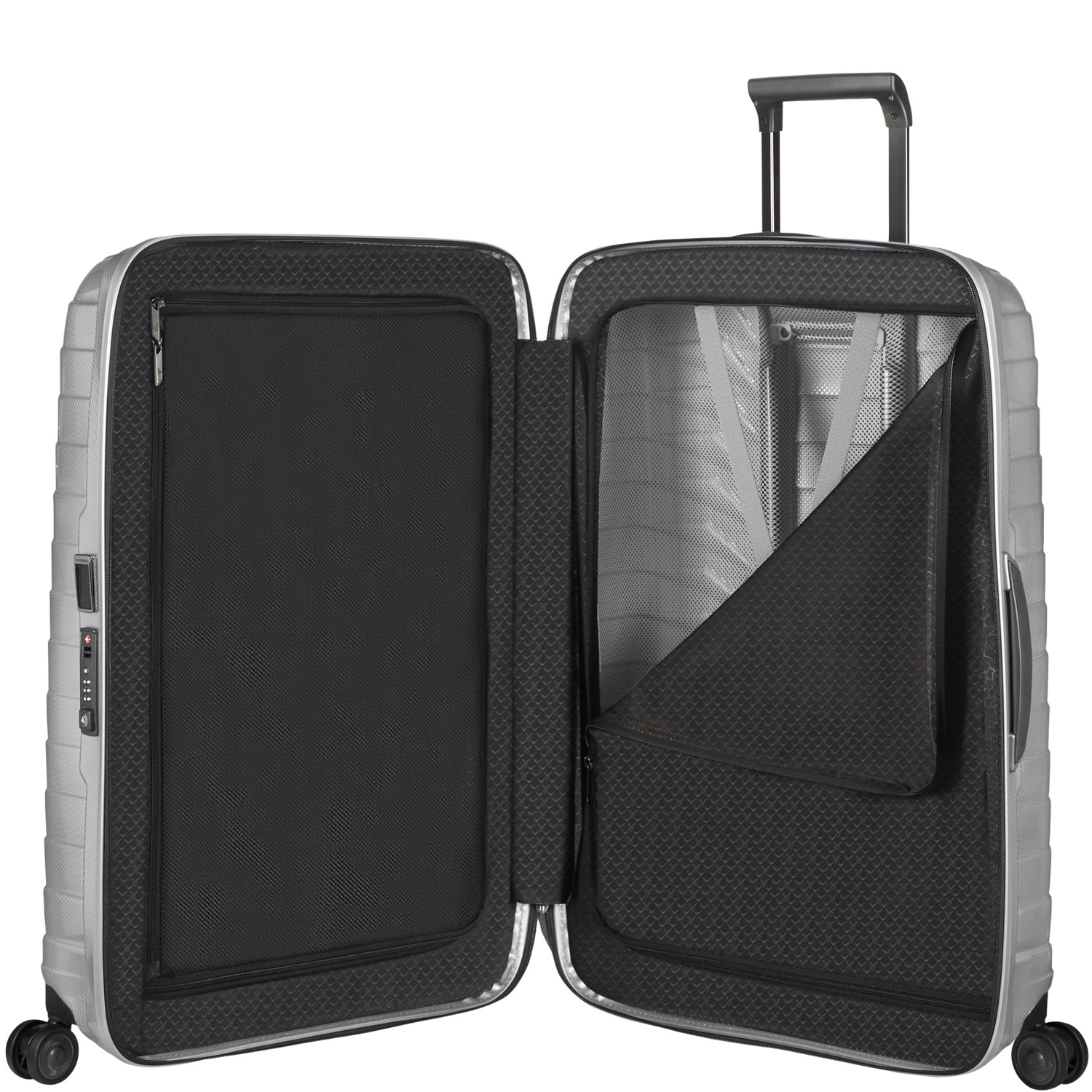 Samsonite Trolley mit 4 Rollen 69cm Proxis silver Abbildung 5