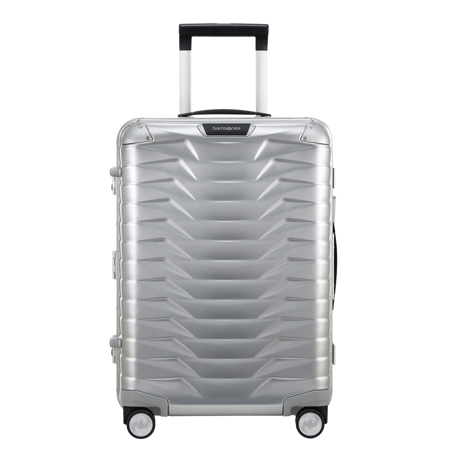 Samsonite 4-Rad Aluminium Trolley 55cm Proxis ALU silber