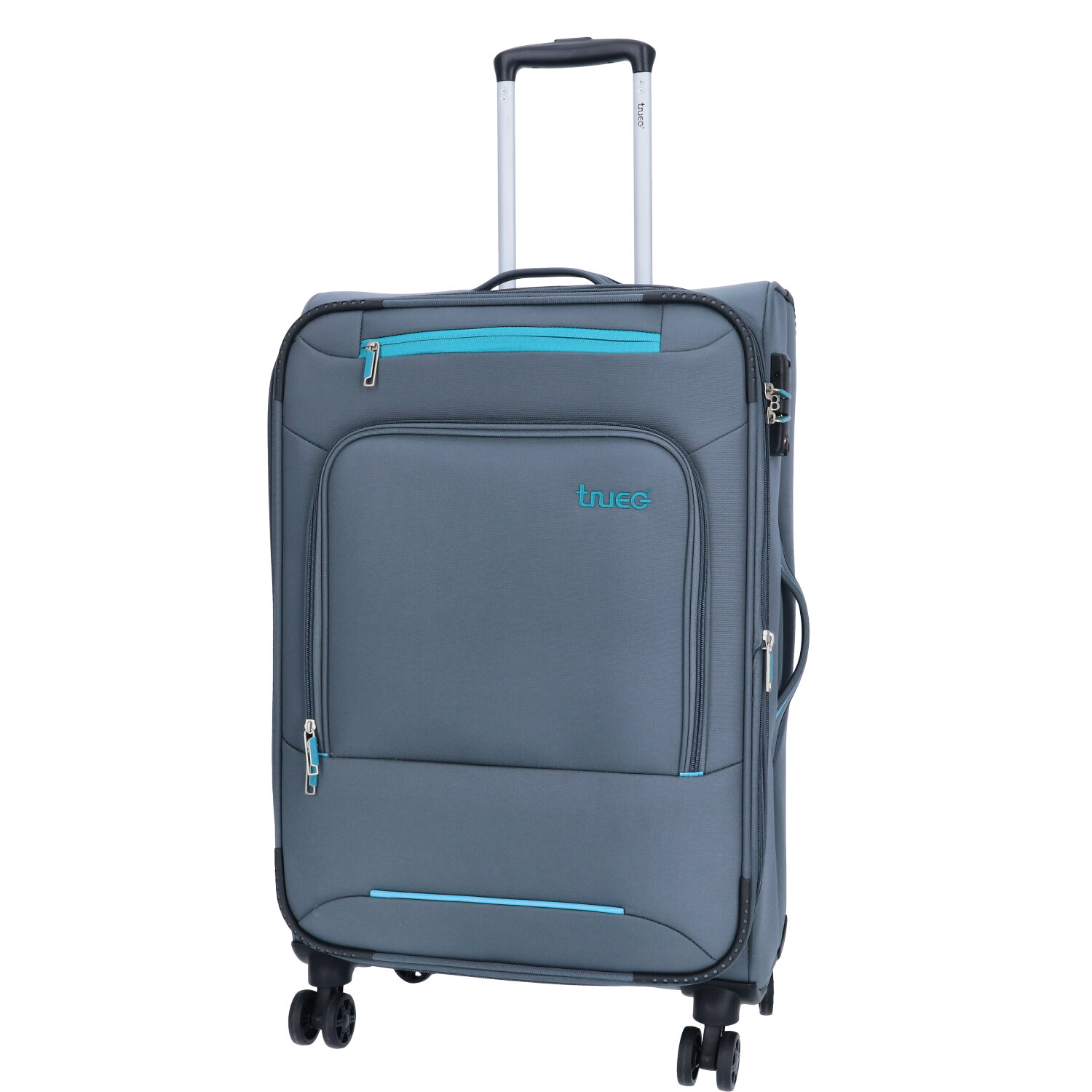 TheTrueC 4-Rad Trolley 69cm  Grey-Blue Palma grey