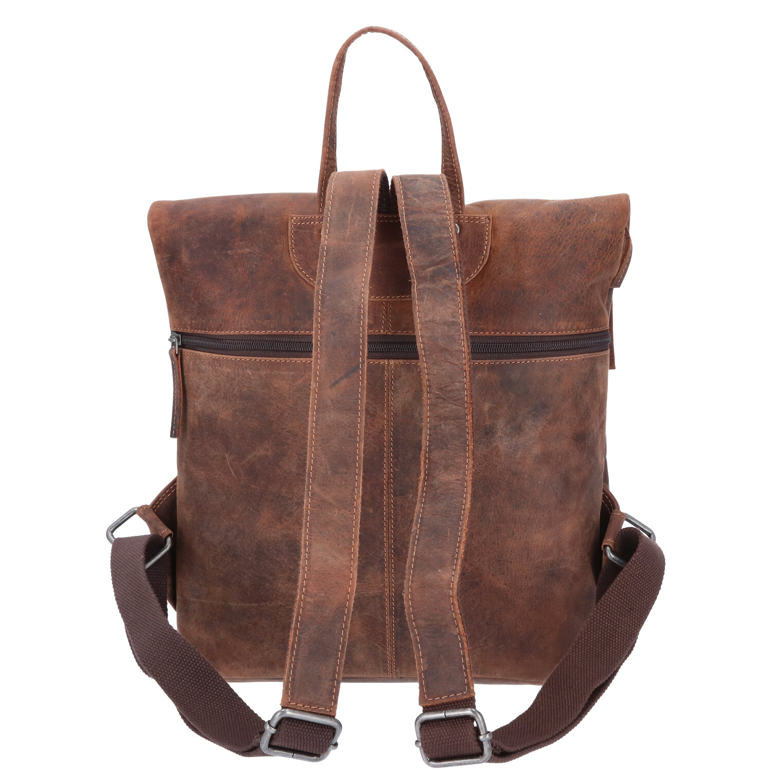 The Skandinavian Brand Leder Rucksack  sand