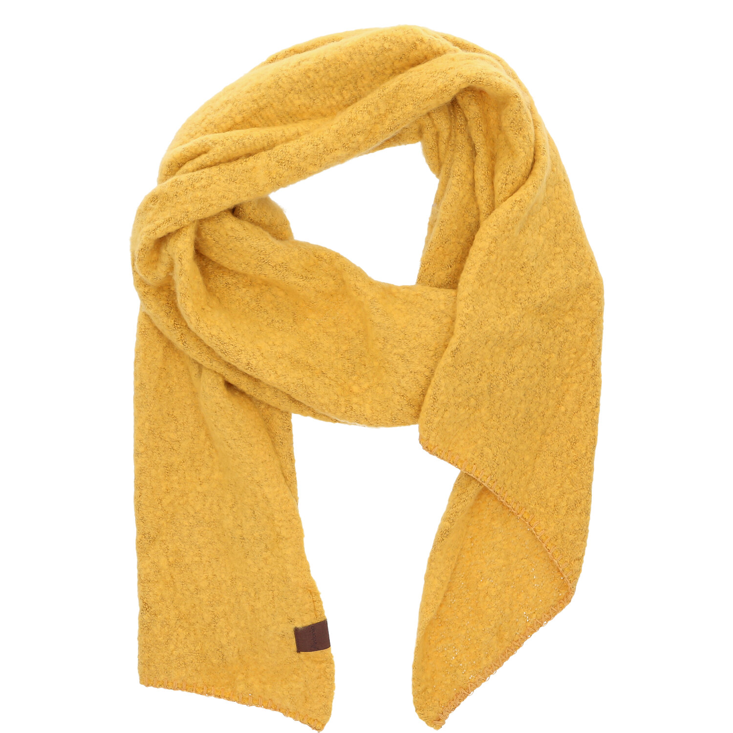 Antonio Damen Strick Schal Bouclé  yellow Abbildung 1