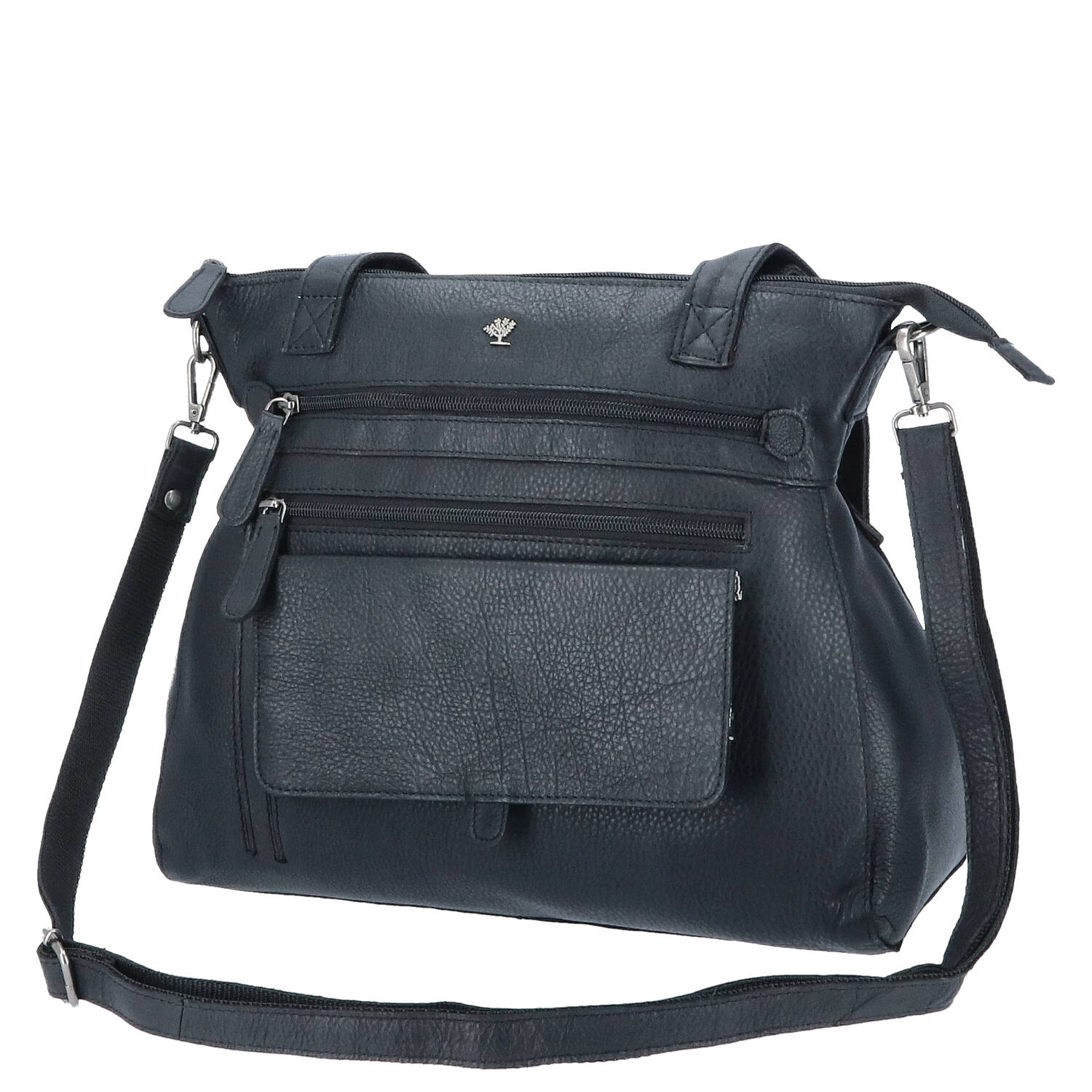 The Skandinavian Brand Damenshopper Leder - Black Abbildung 1