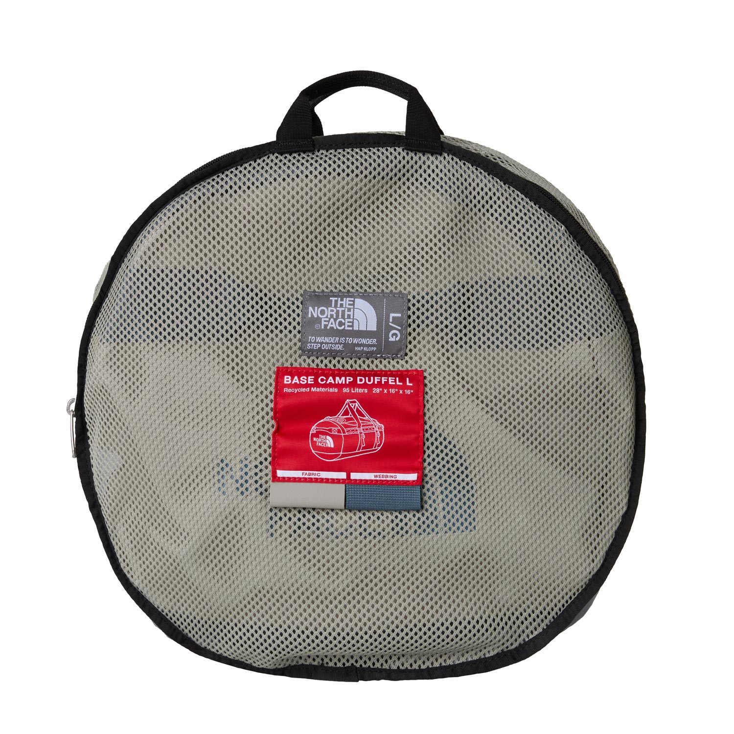 The North Face Reisetasche/Rucksack Base Camp Duffel L Stone Slab/Granite Grey Abbildung 4