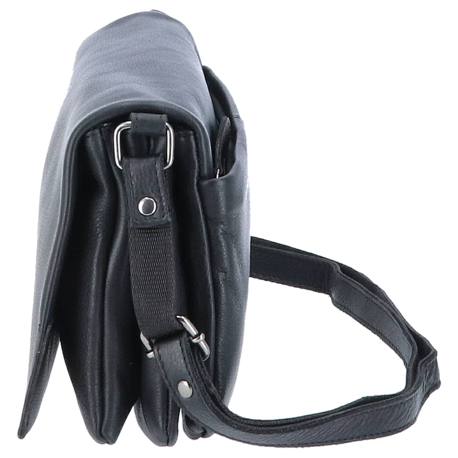 The Skandinavian Brand Leder Umhängetasche - Black Abbildung 4