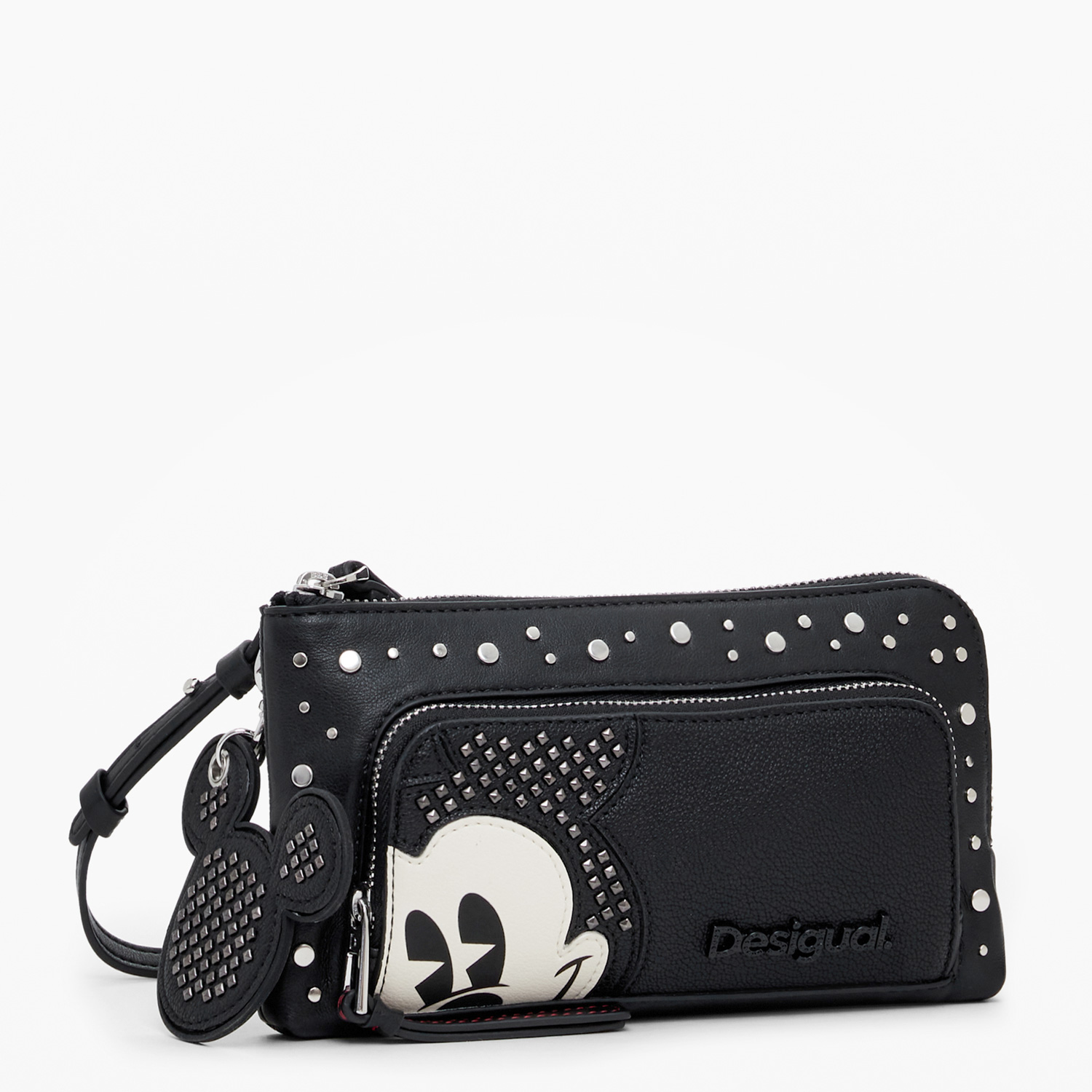 Desigual Clutch Umhängetasche Mickey Studstyle Lisa Black