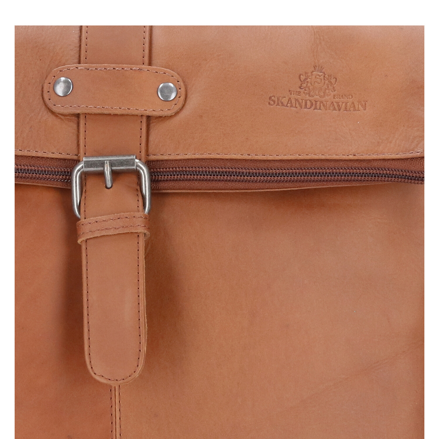 The Skandinavian Brand Leder Rucksack Cognac - Cognac Abbildung 3