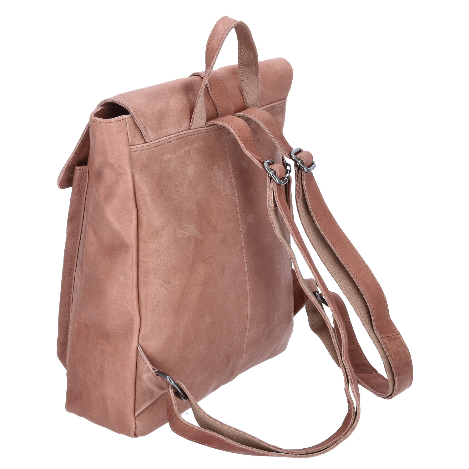 The Skandinavian Brand Damen Leder Rucksack - beige Abbildung 4