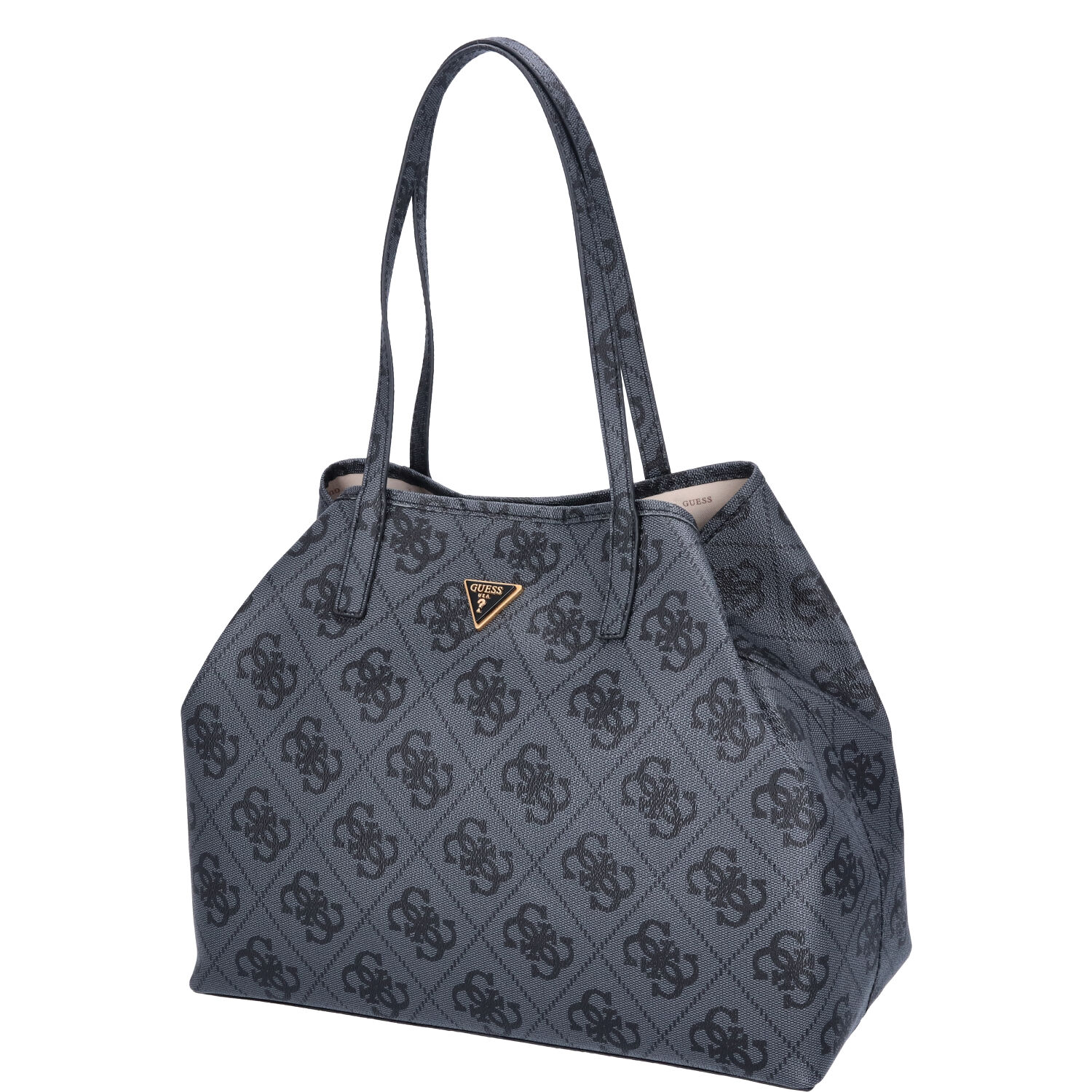 GUESS Damen Shopper Vikky Coal Logo