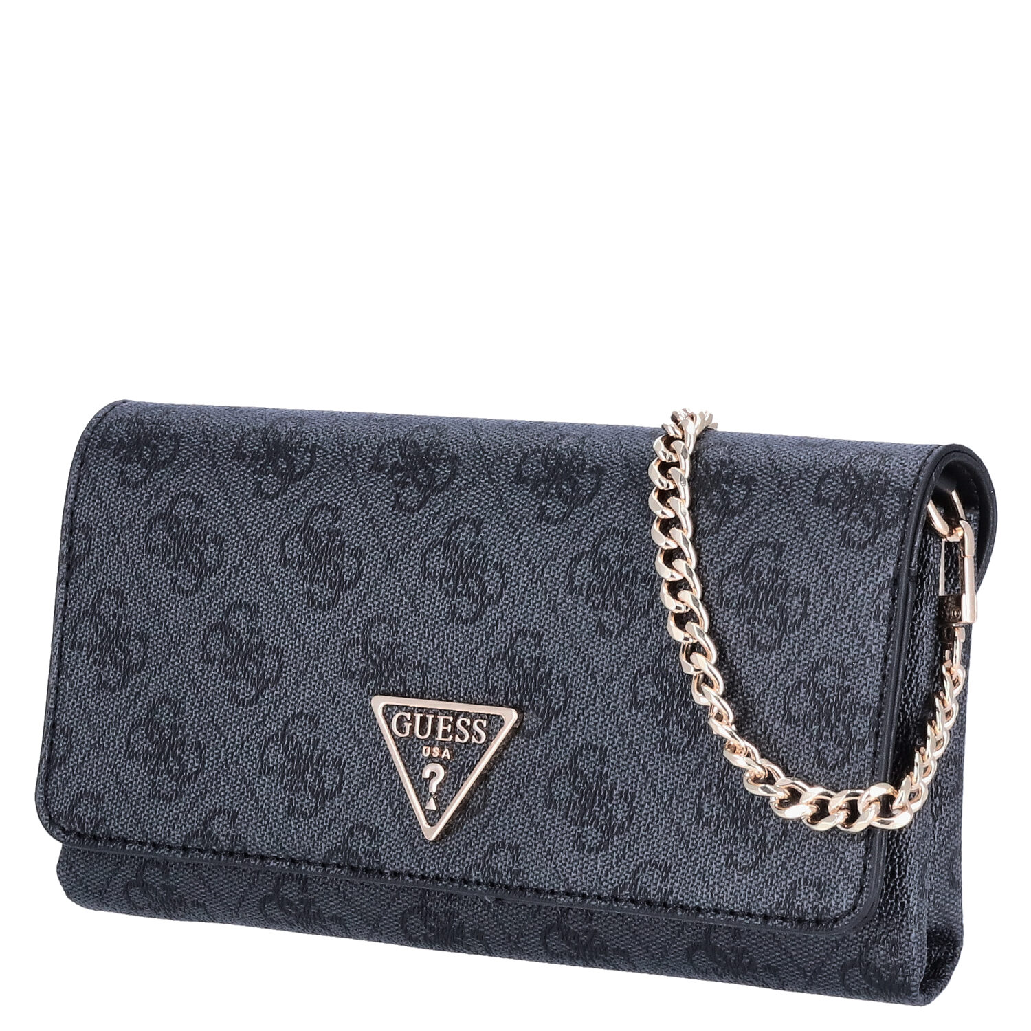 GUESS Clutch Umhängetasche Noelle Coal Logo