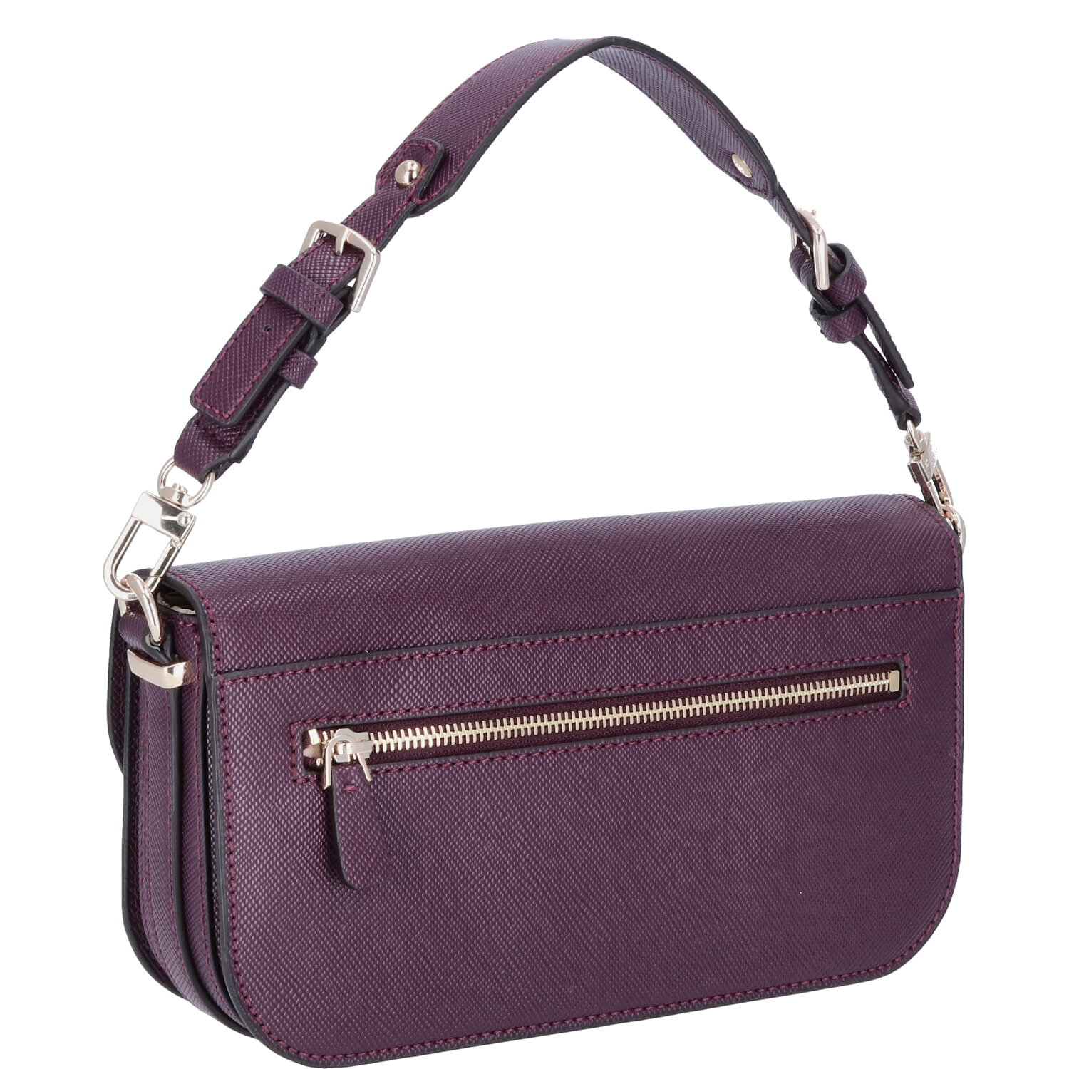 GUESS Damen Schultertasche Brynlee plum