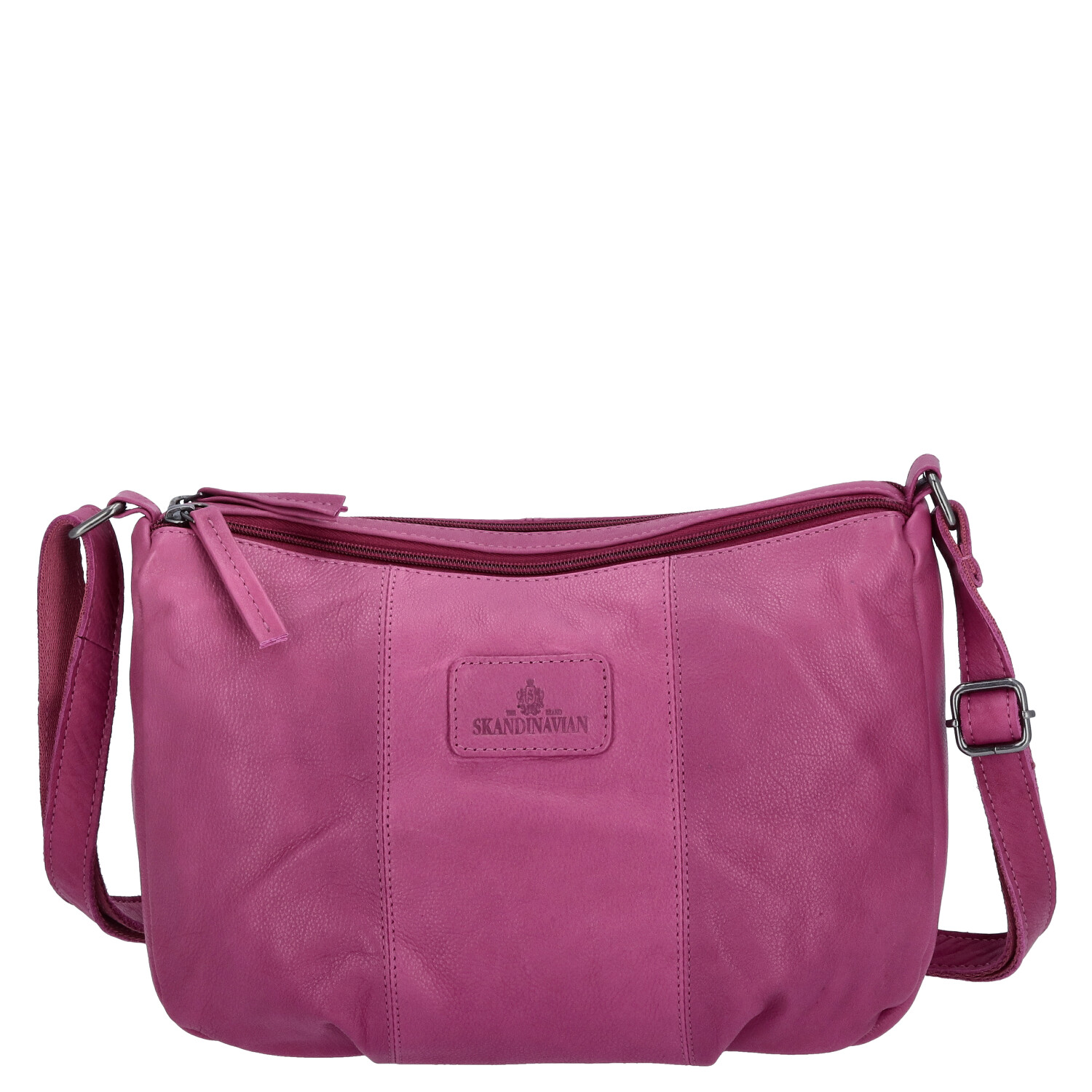 The Skandinavian Brand Leder Umhängetasche  Purple