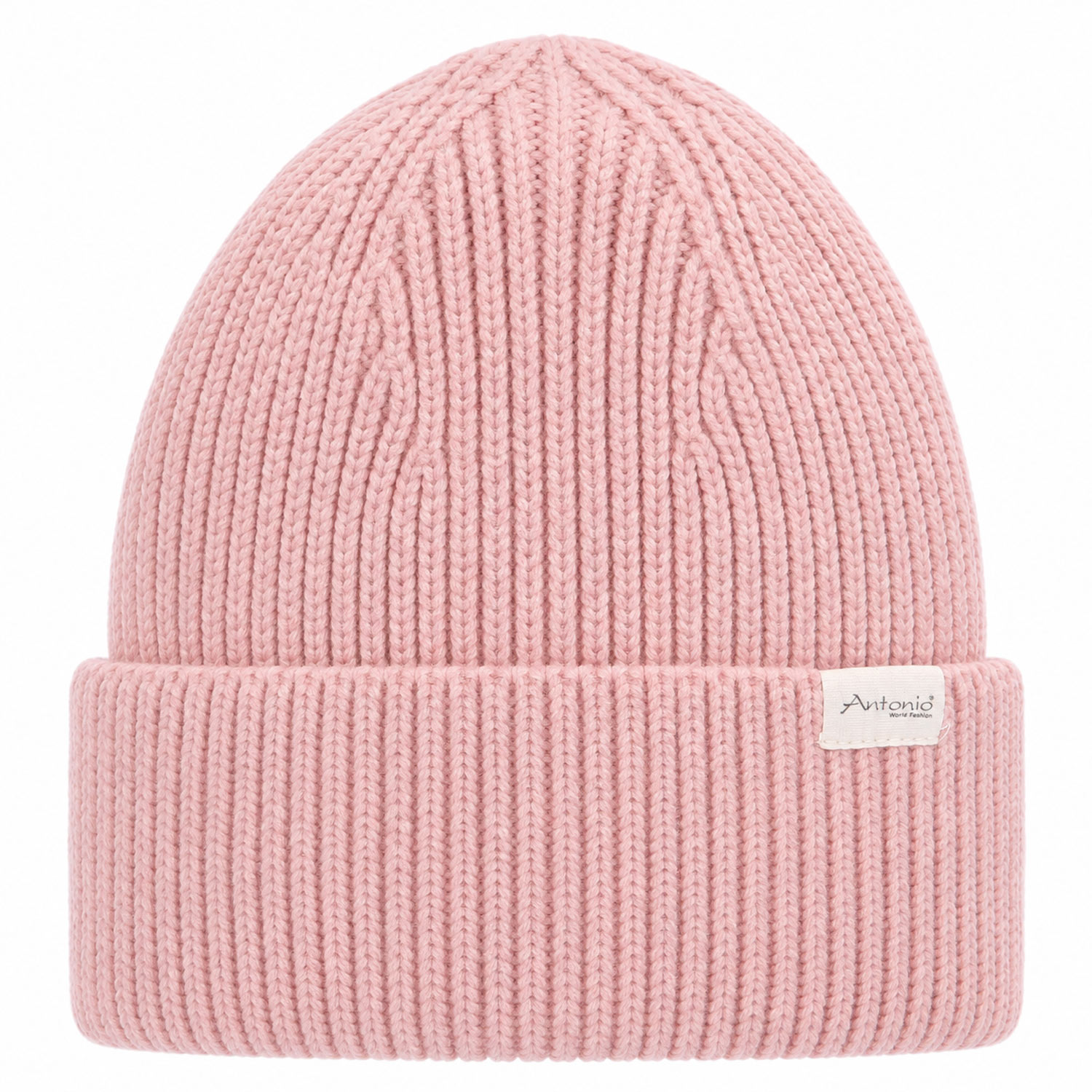 Antonio Winter Strickmütze Beanie mit Umschlag - gemischt Abbildung 1