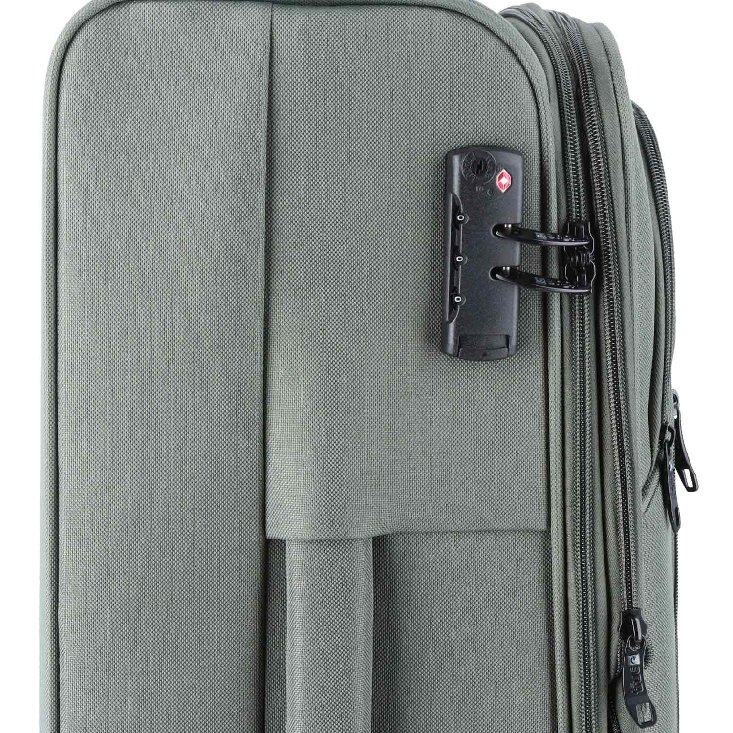 TheTrueC 4 Rollen Koffer Superlight 67cm Kopenhagen army green