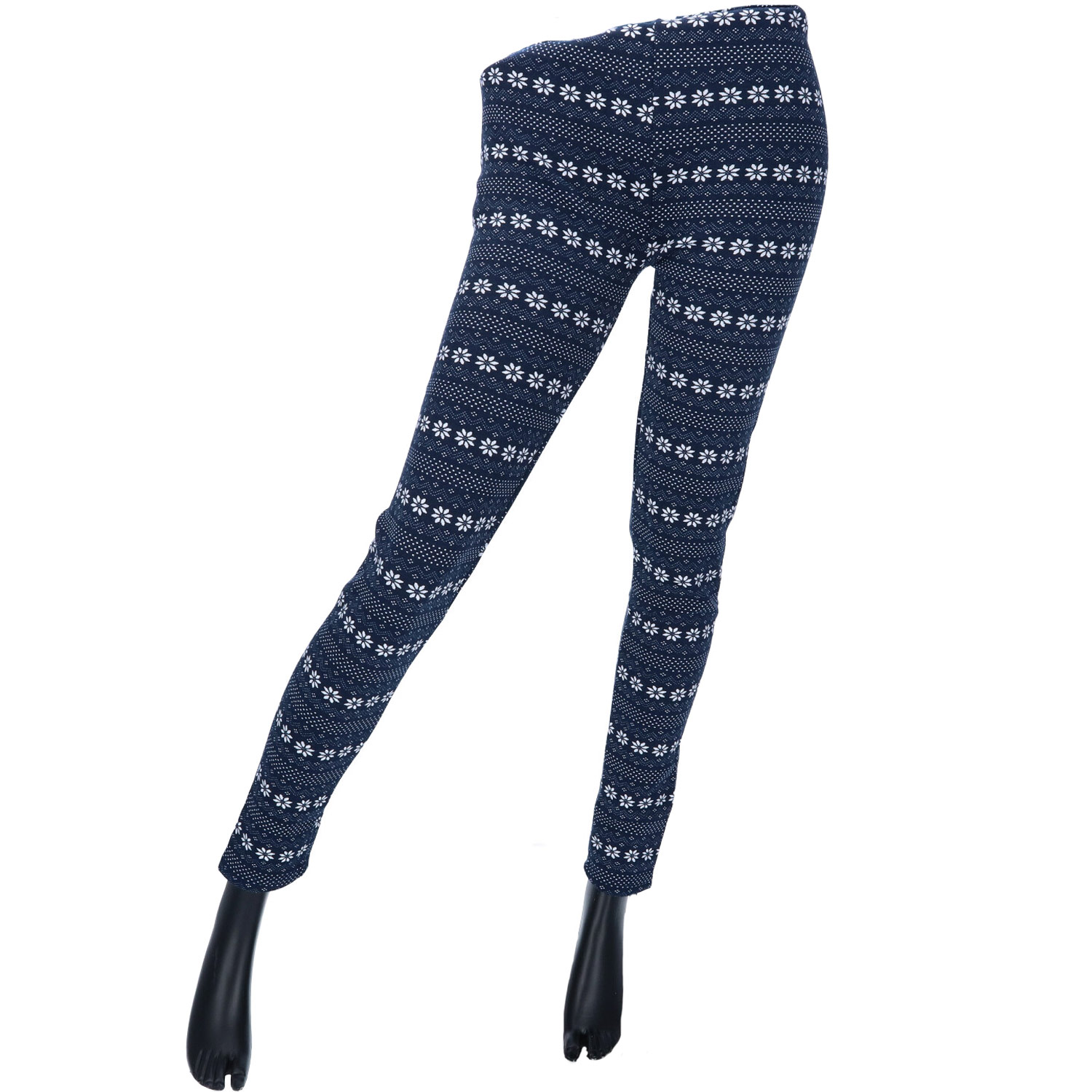 Antonio Winter Leggings Norweger Style Gr. L/XL  blau