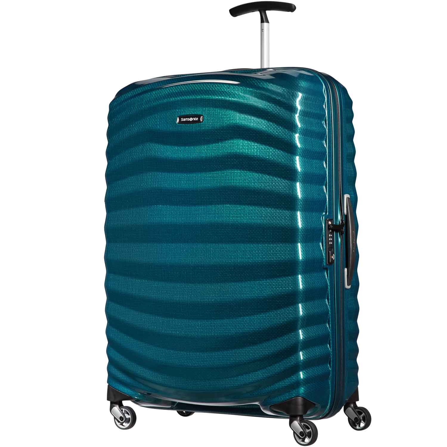 Samsonite Spinner 4 Rollen Koffer 69/25 cm Lite-Shock Petrol Blue Abbildung 1