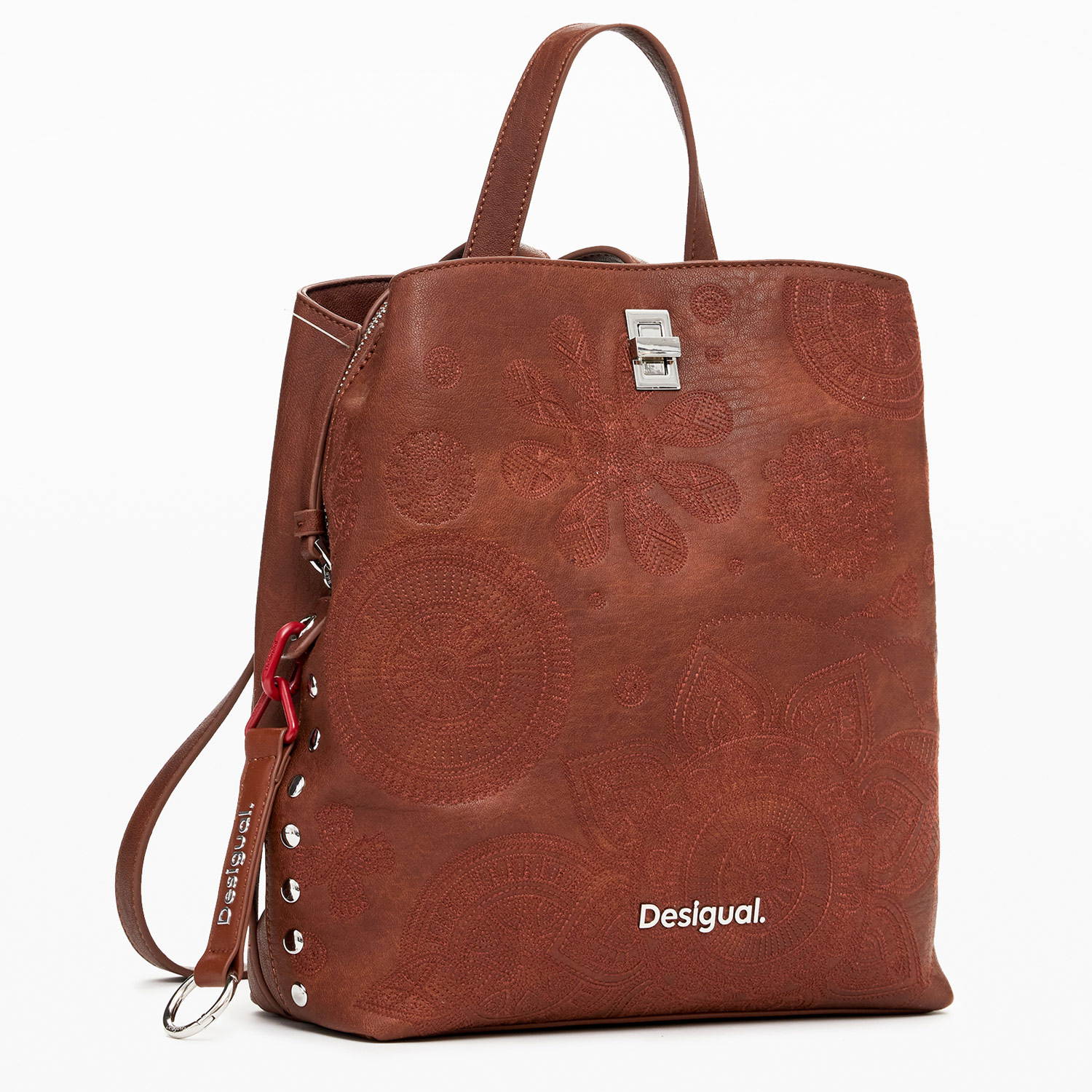 Desigual Damen Rucksack Dejavu Sumy Mini Camel