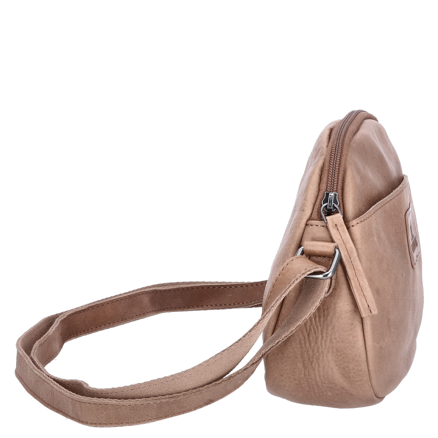 The Skandinavian Brand Damen Leder Umhängetasche  beige