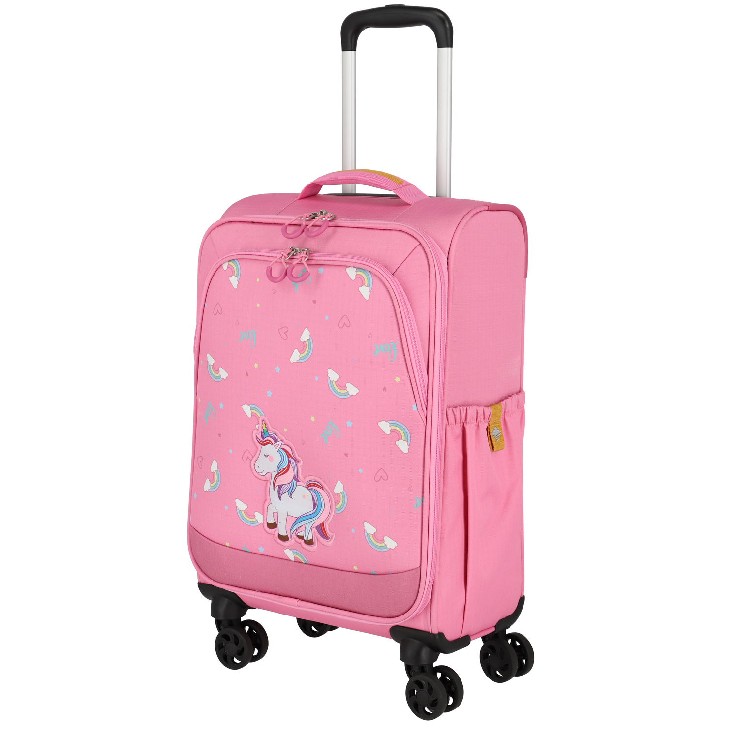 Travelite Kindertrolley 4 Rollen Minimover Einhorn