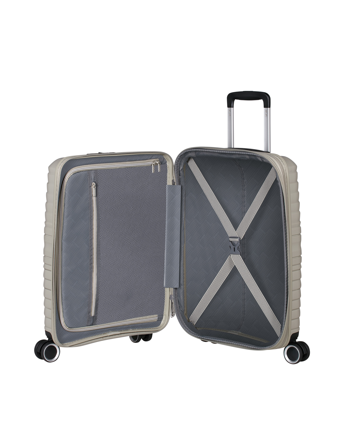 American Tourister Trolley mit 4 Rollen 55 cm Flytwist sand stone Abbildung 5