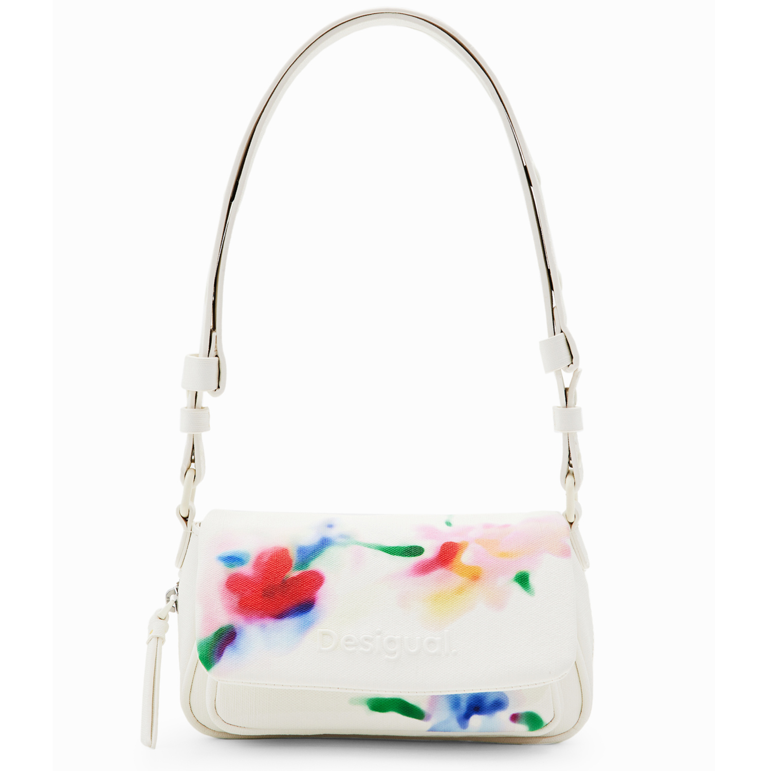 Desigual Damen Schultertasche Liquidflower Tromso blanco roto Abbildung 4