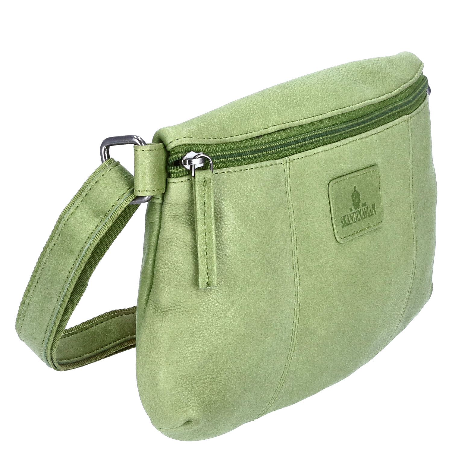 The Skandinavian Brand Leder Crossbody Bag  Green