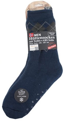 Antonio Kuschelige Hüttensocken im Norweger Design Gr. 35-42  . Abbildung 2
