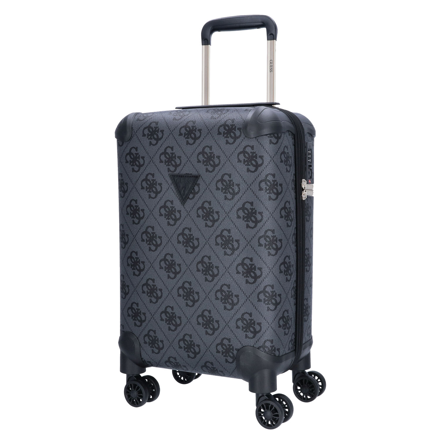 GUESS 4-Rad Trolley 53cm Berta Coal Logo