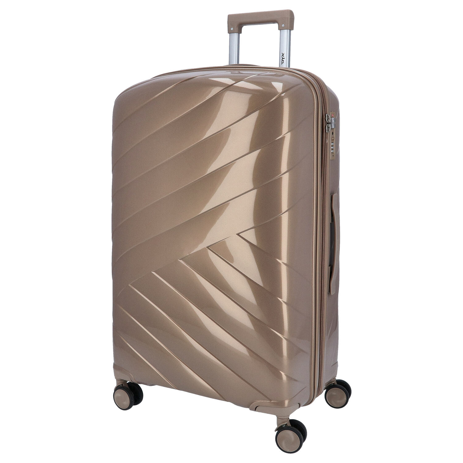 DYX 4 Rollen Koffer L 76 cm Dubai gold Abbildung 1