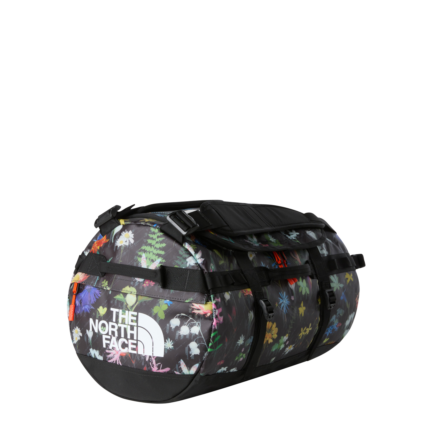 The North Face Reisetasche/Rucksack Base Camp Duffel S Black Alpine Floral Abbildung 1