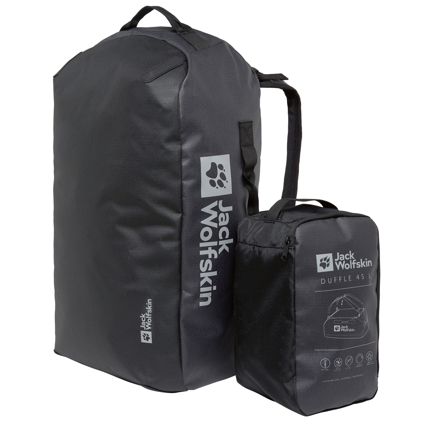 Jack Wolfskin Reisetasche/Rucksack All-In Duffle 45 phantom Abbildung 5