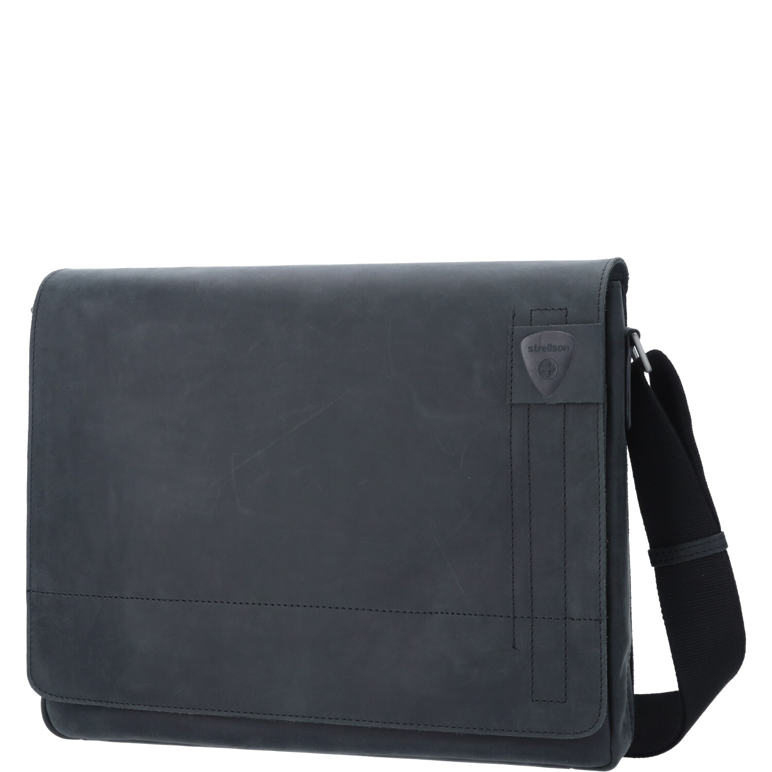 Strellson Leder Messenger Richmond Jeremy Black