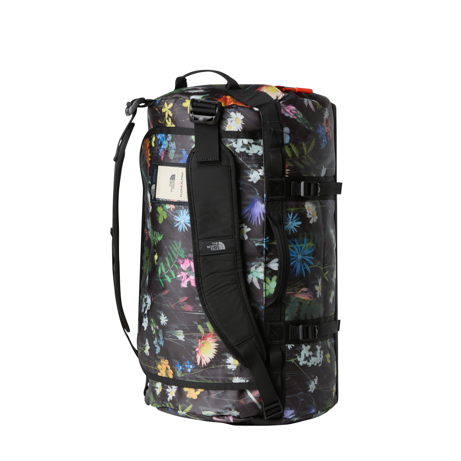 The North Face Reisetasche/Rucksack Base Camp Duffel S Black Alpine Floral Abbildung 2