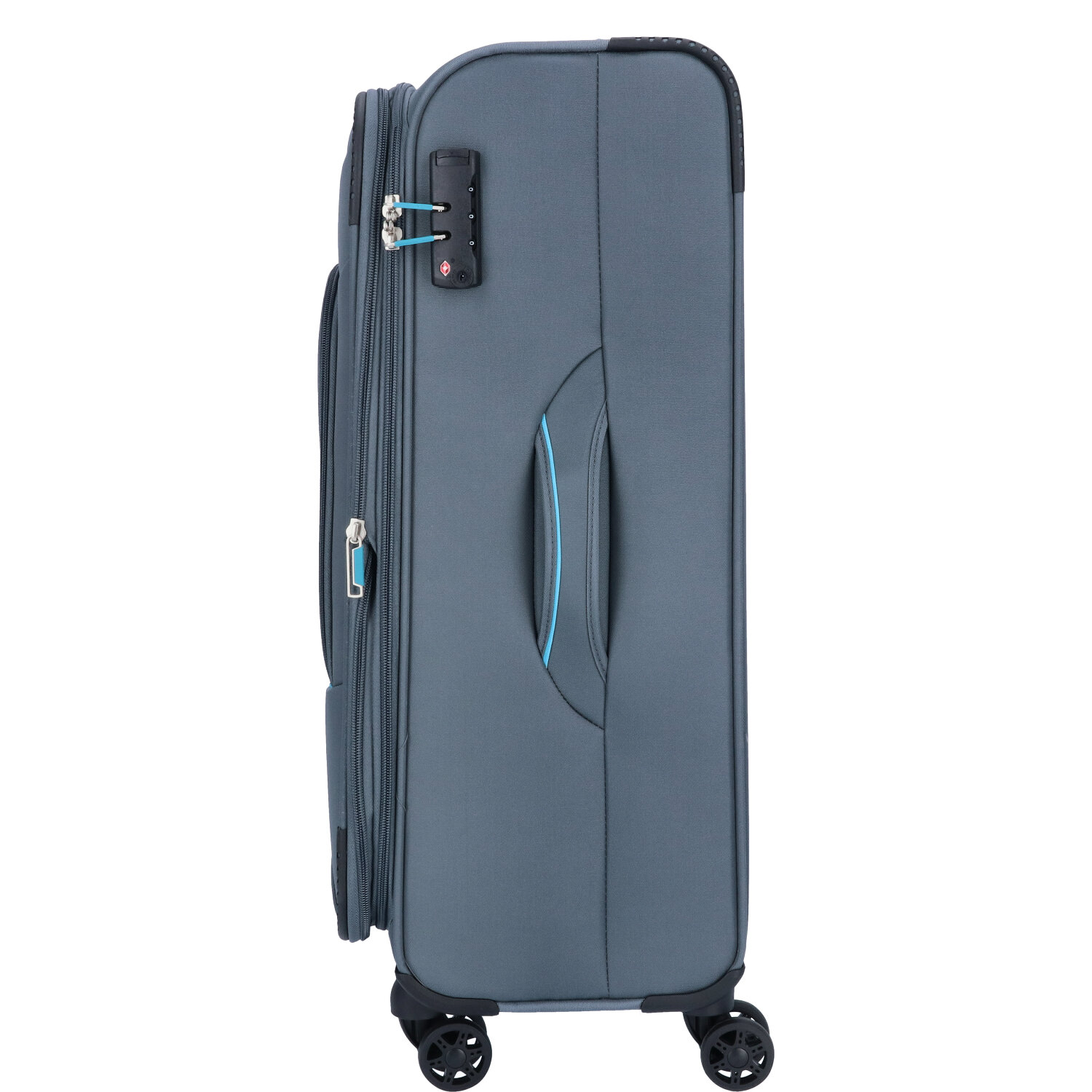 TheTrueC 4-Rad Trolley 79cm  Grey-Blue Palma grey