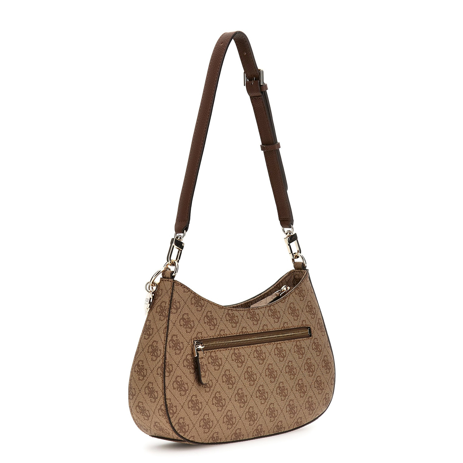 GUESS Umhängetasche Noelle II Latte Logo/Brown Abbildung 2