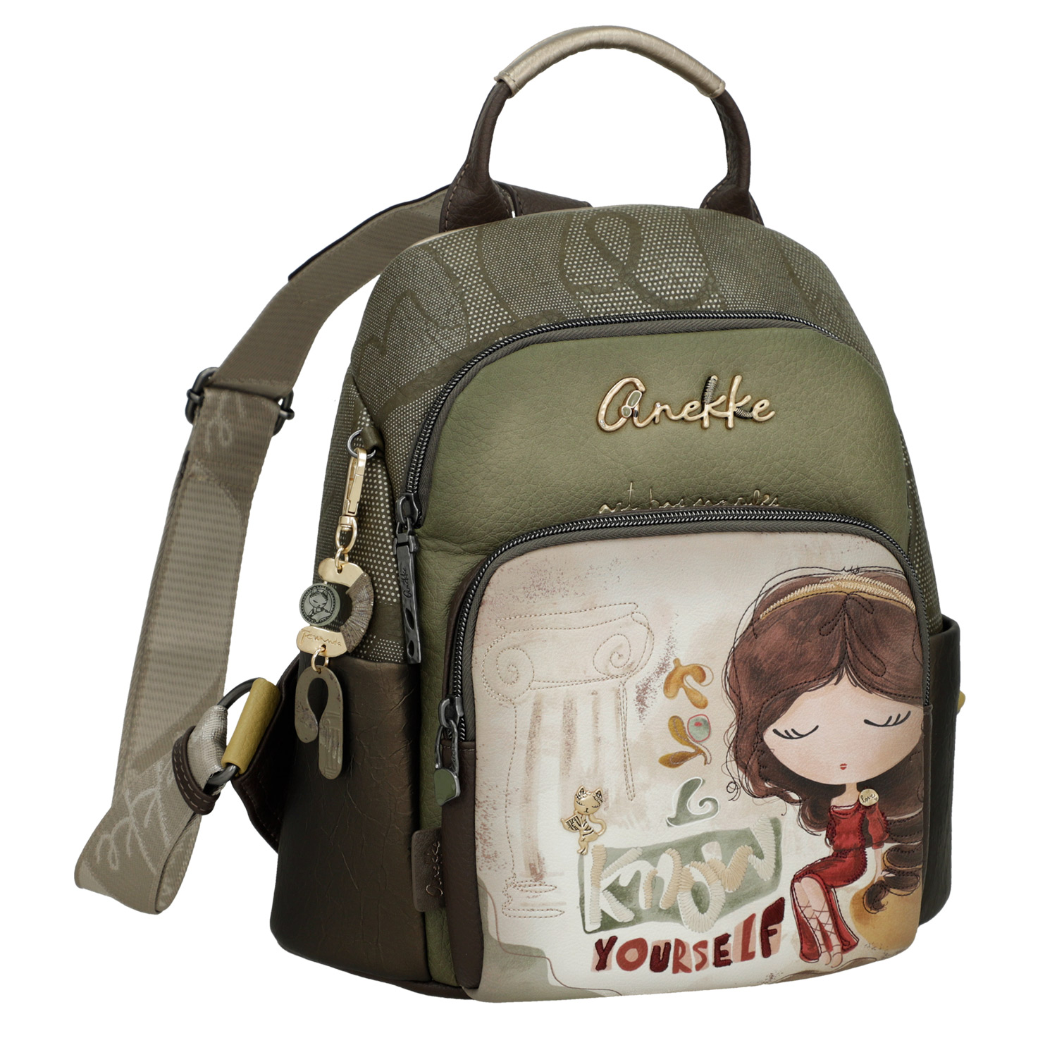 Anekke Damen Rucksack Mochila Sintetico multicolor Abbildung 1