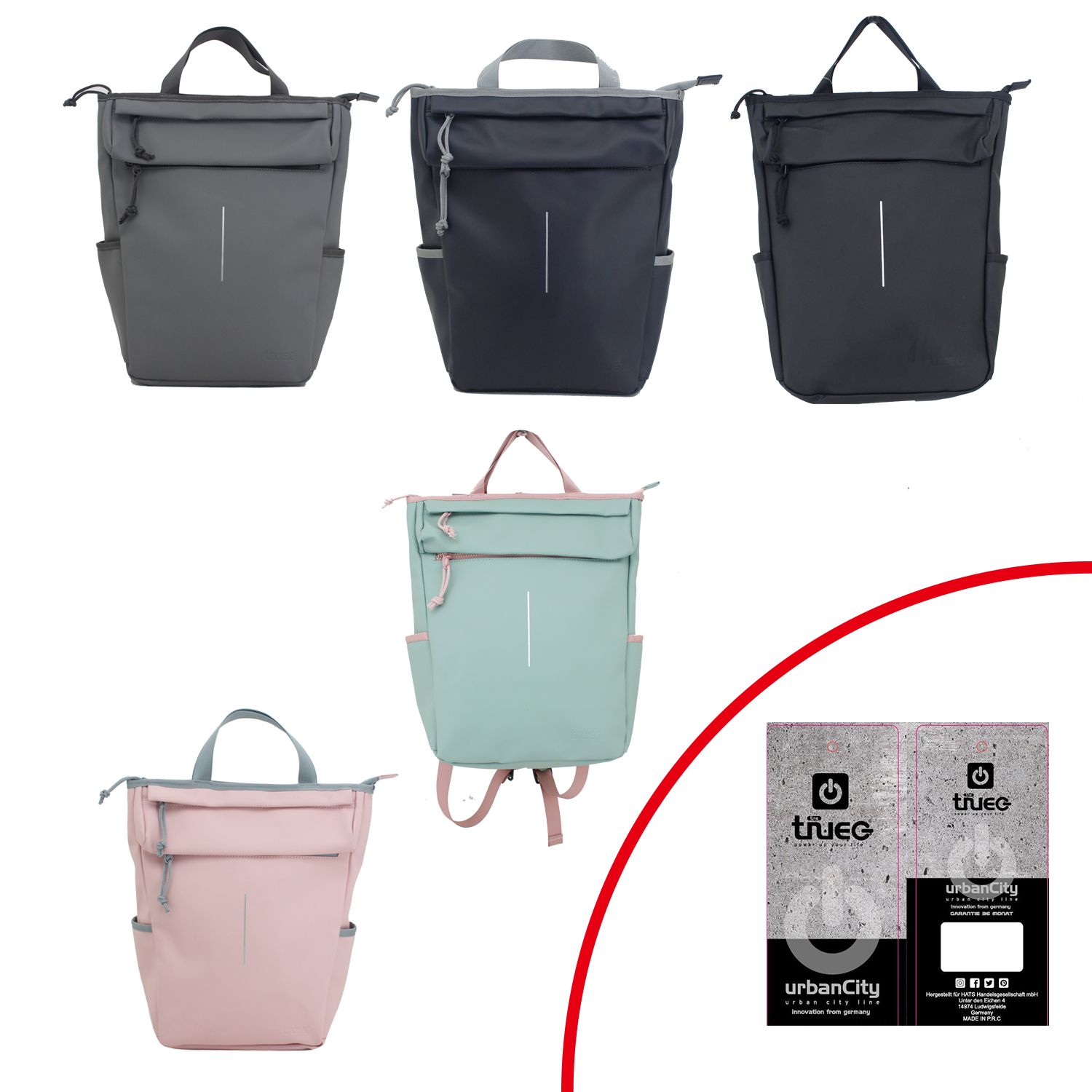 TheTrueC Rucksack Urban Line - Mila - 99-gemischt Abbildung 2